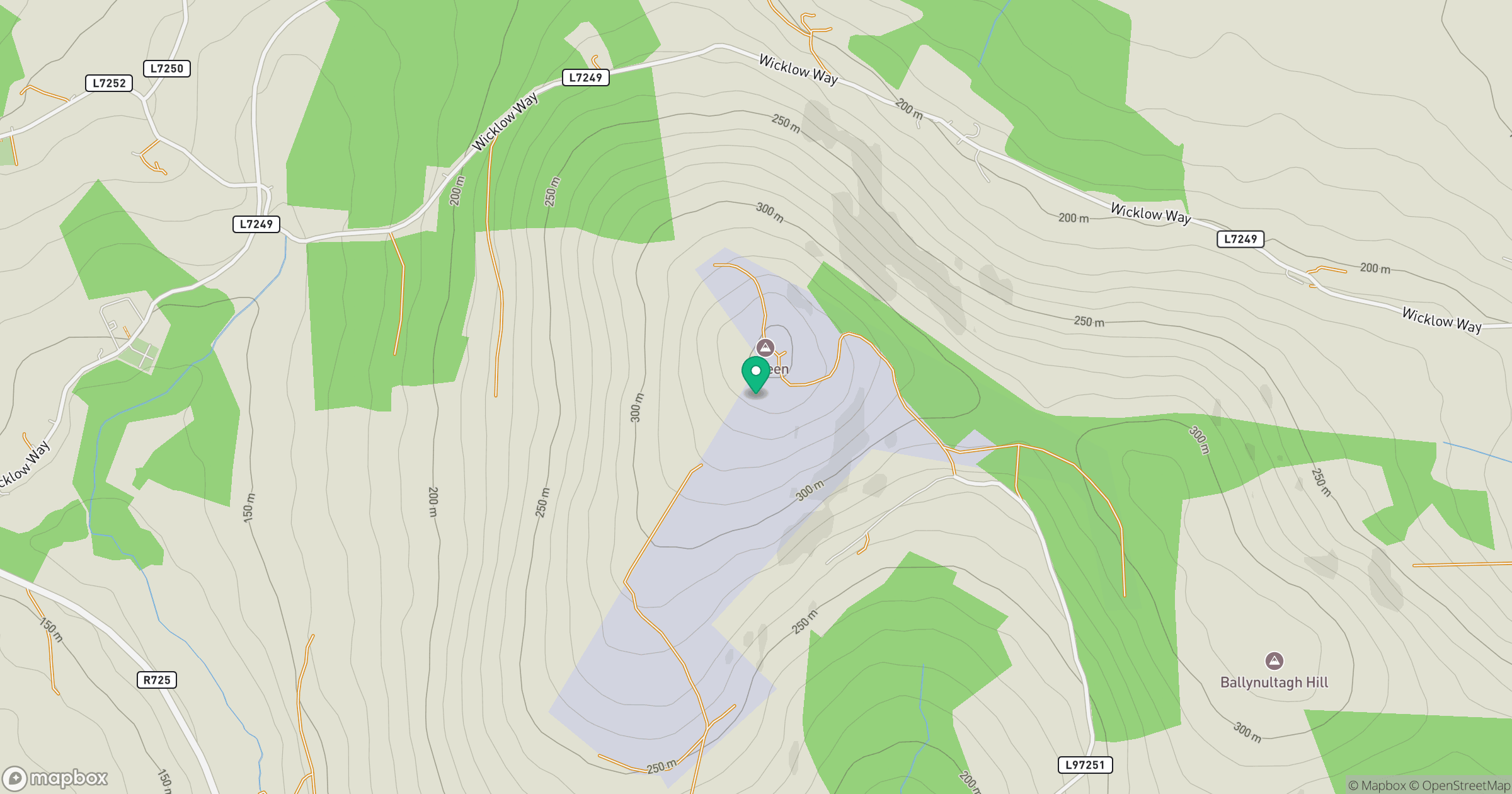 Lakeen [Cronelea Hill] [Leaicin] location map