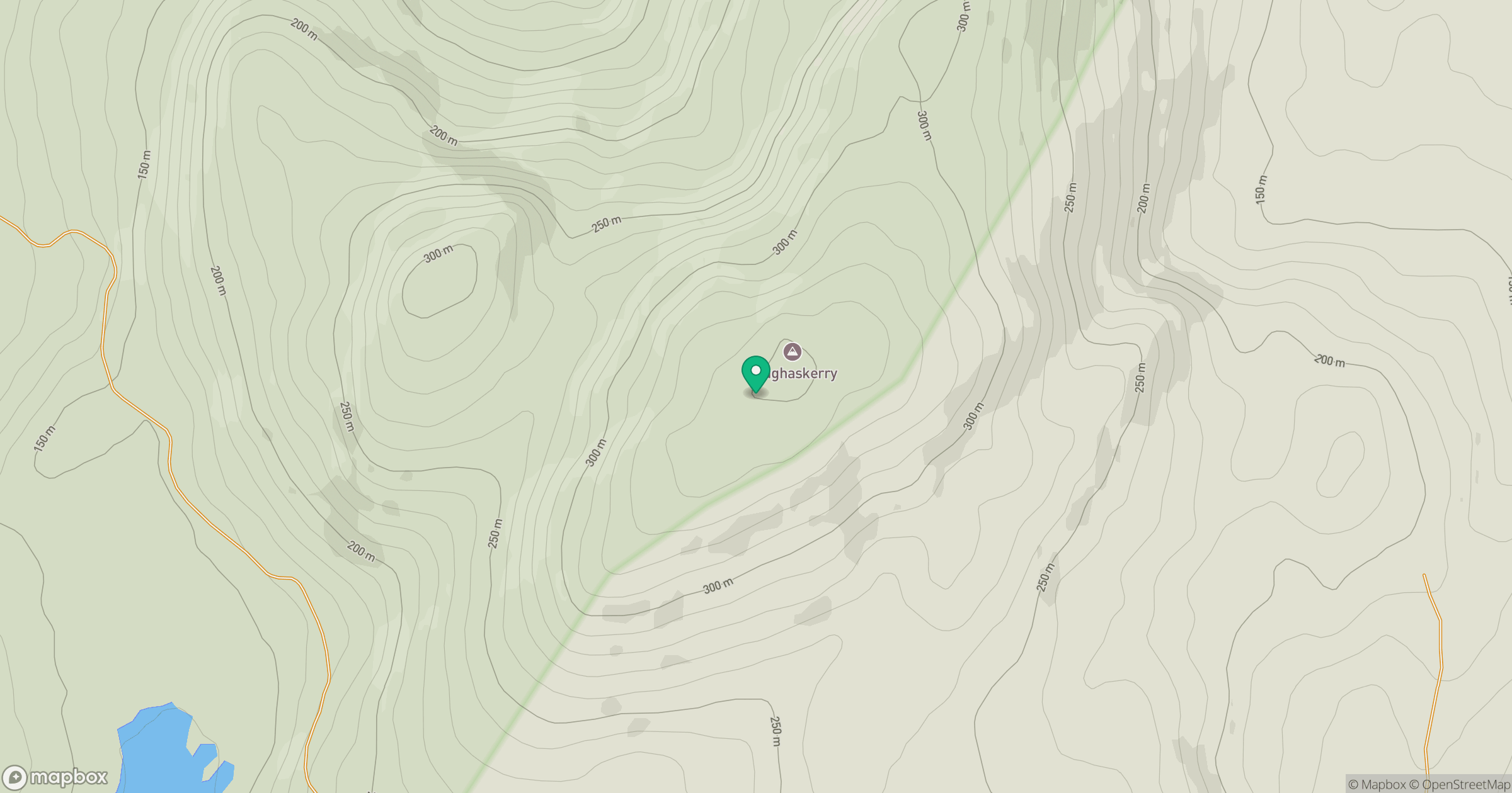 Gartan Mountain [Loughaskerry] [Whitehill] [Sliabh Gartain] location map