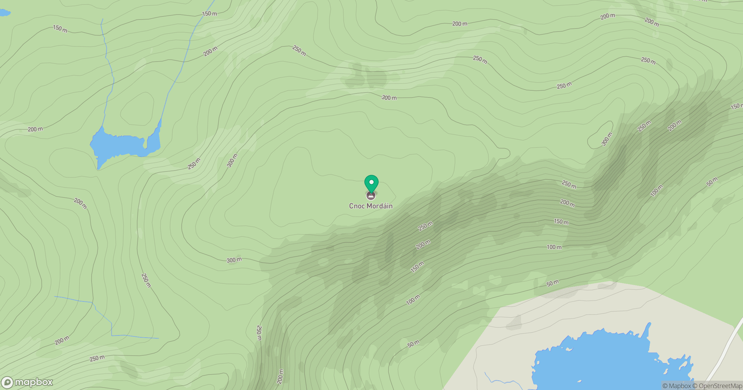 Cnoc Mordain location map