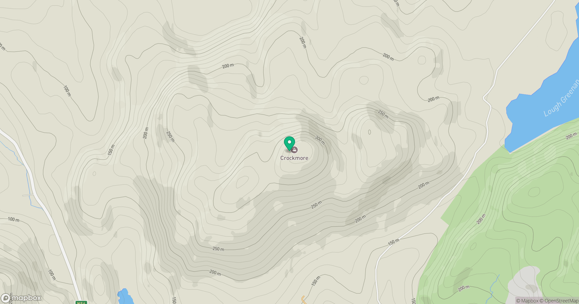 Crockmore [An Cnoc Mor] location map