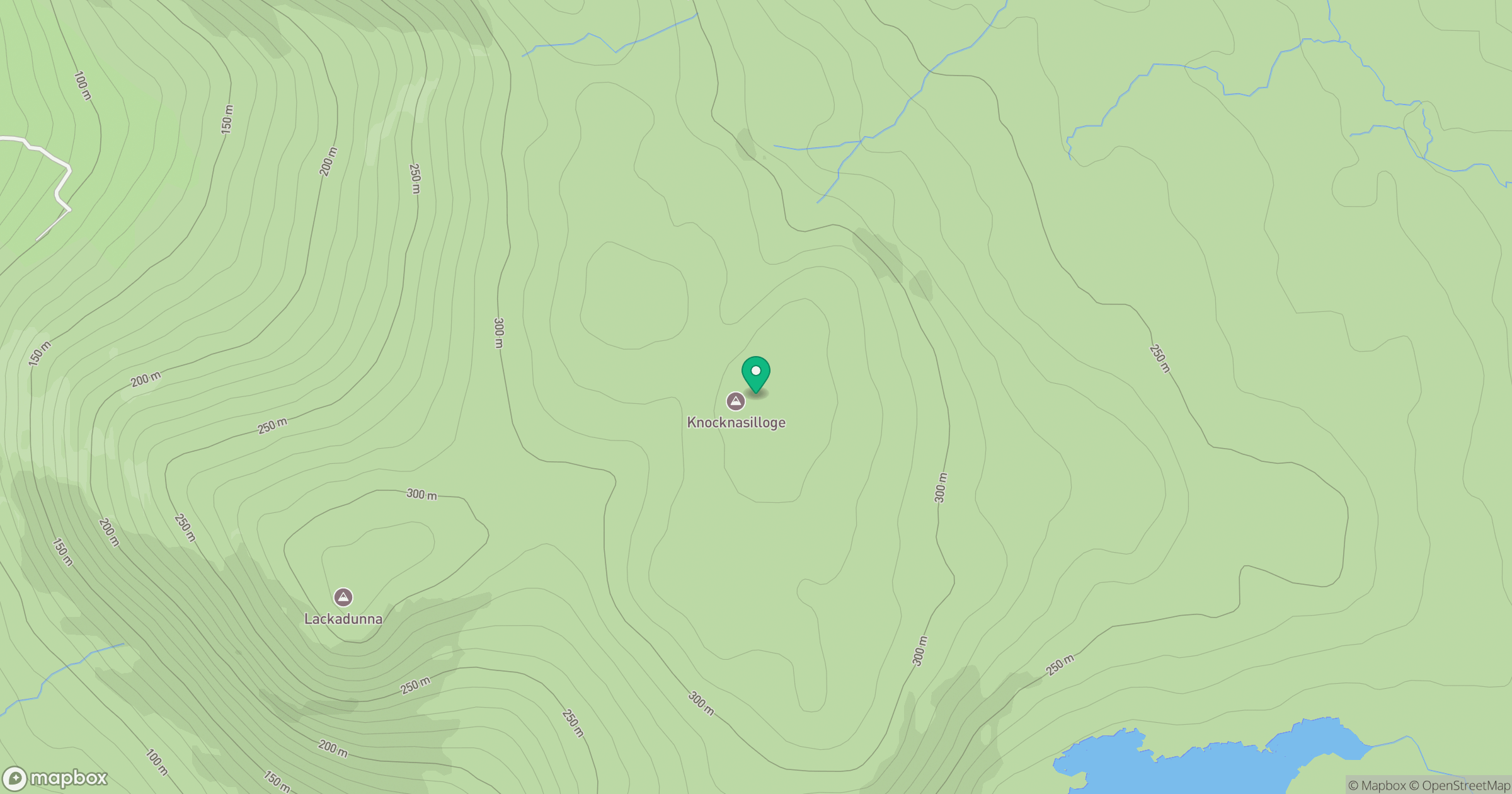 Cnoc na Saileog [Lackadunna] [Knocknasilloge] location map
