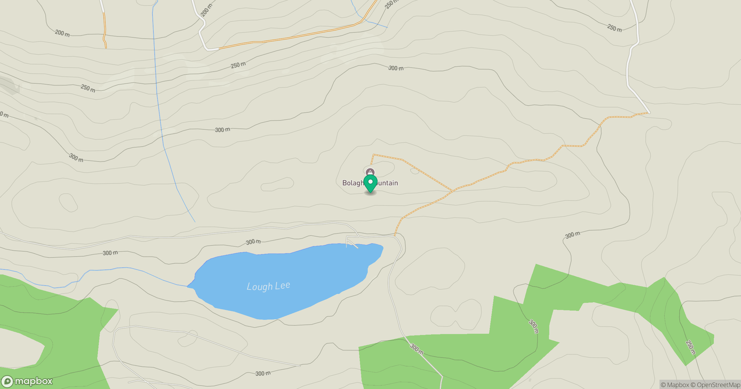 Bolaght Mountain location map