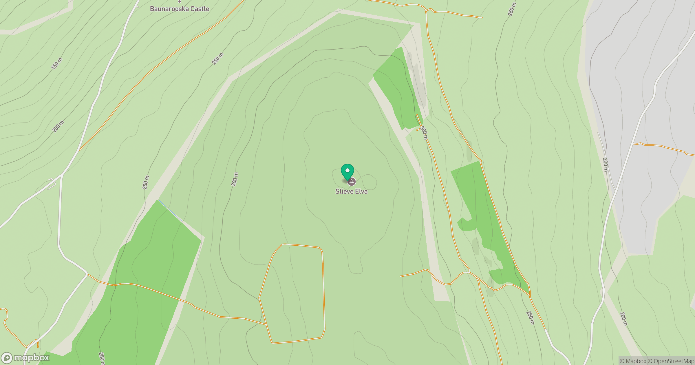 Slieve Elva [Sliabh Eilbhe] location map