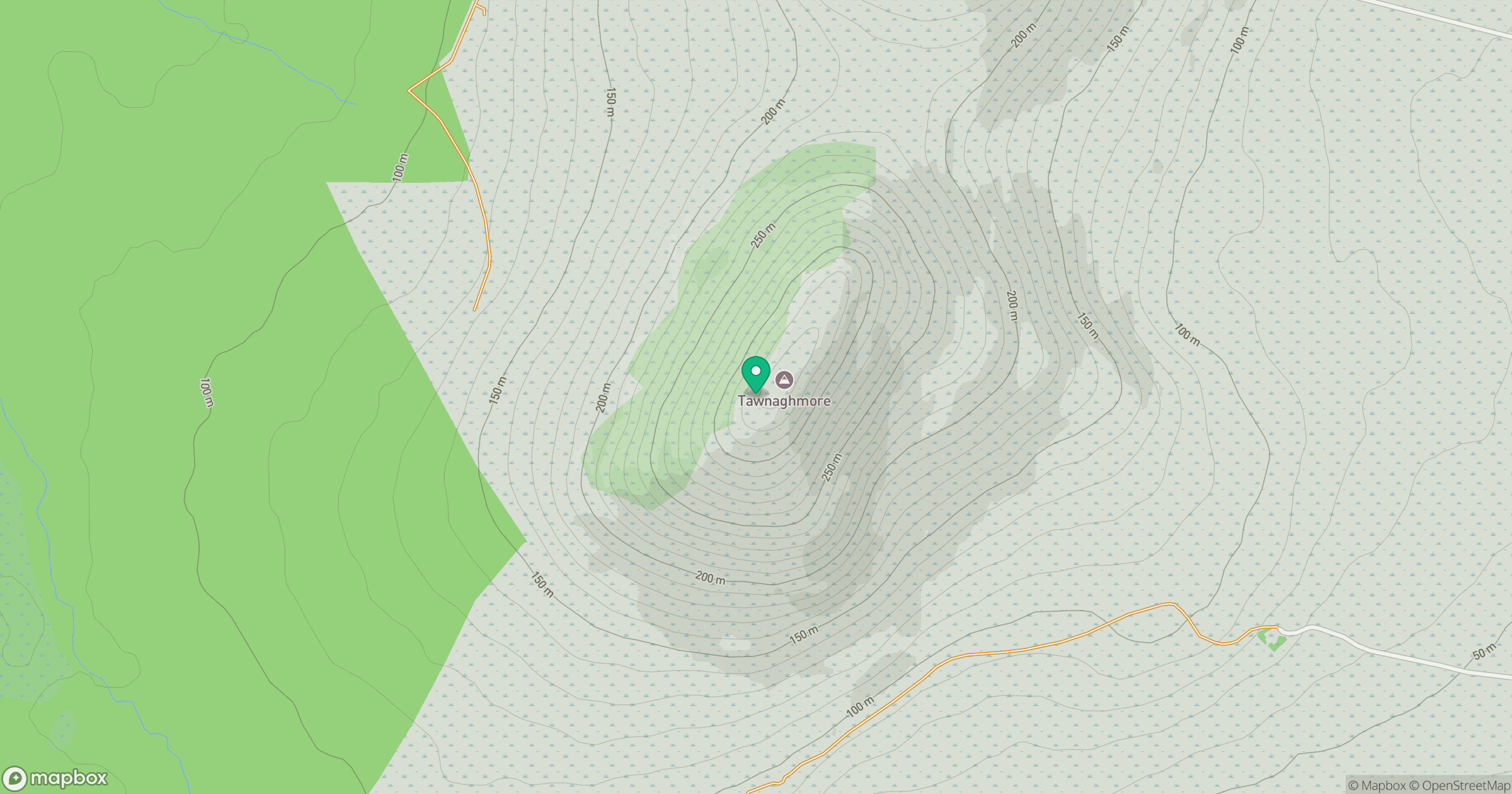 Tawnaghmore [An Tamhnach Mhor] location map