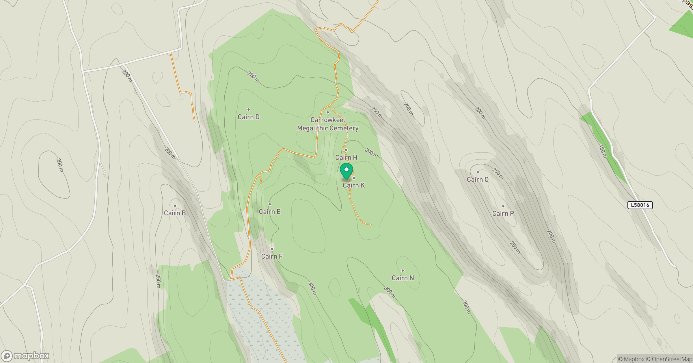 Bricklieve Mountains [An Bricshliabh] location map