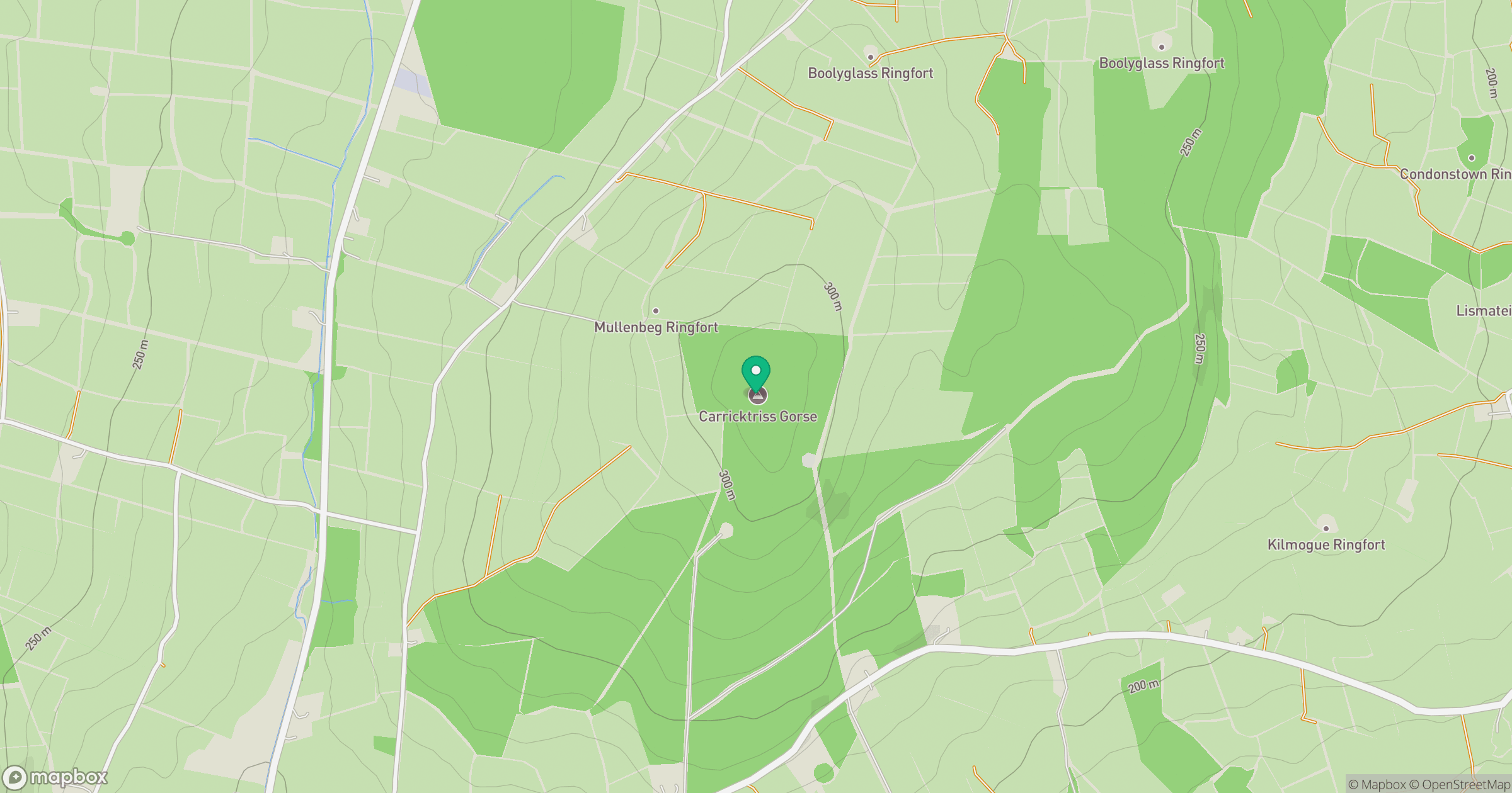 Carricktriss Gorse location map