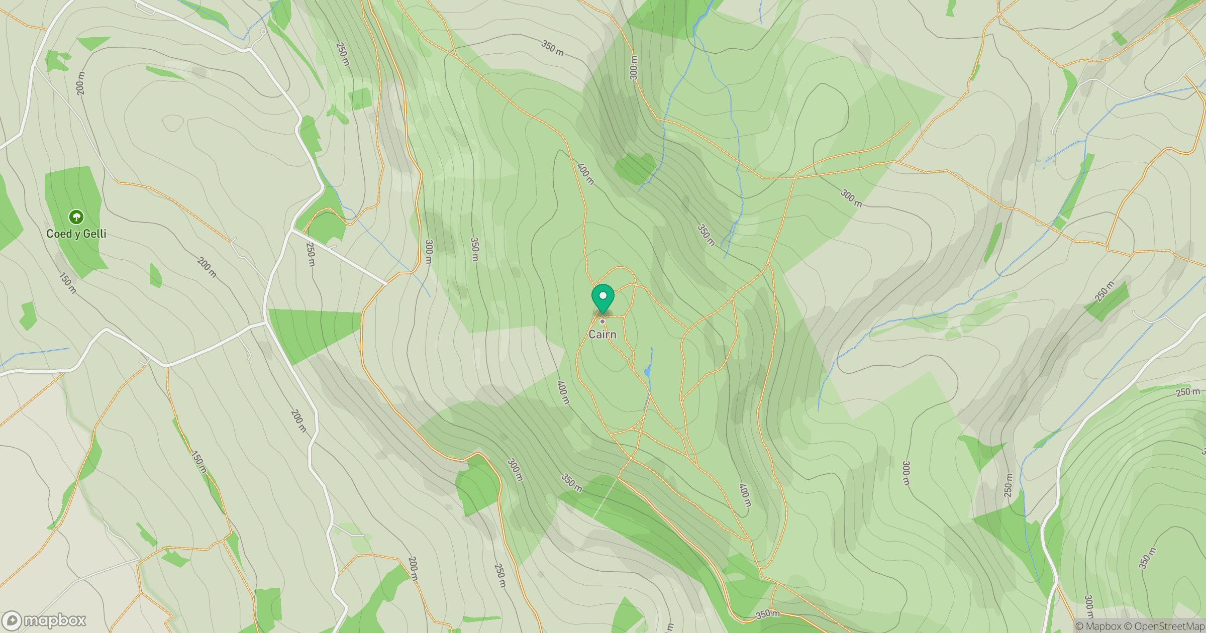 Penycloddiau location map