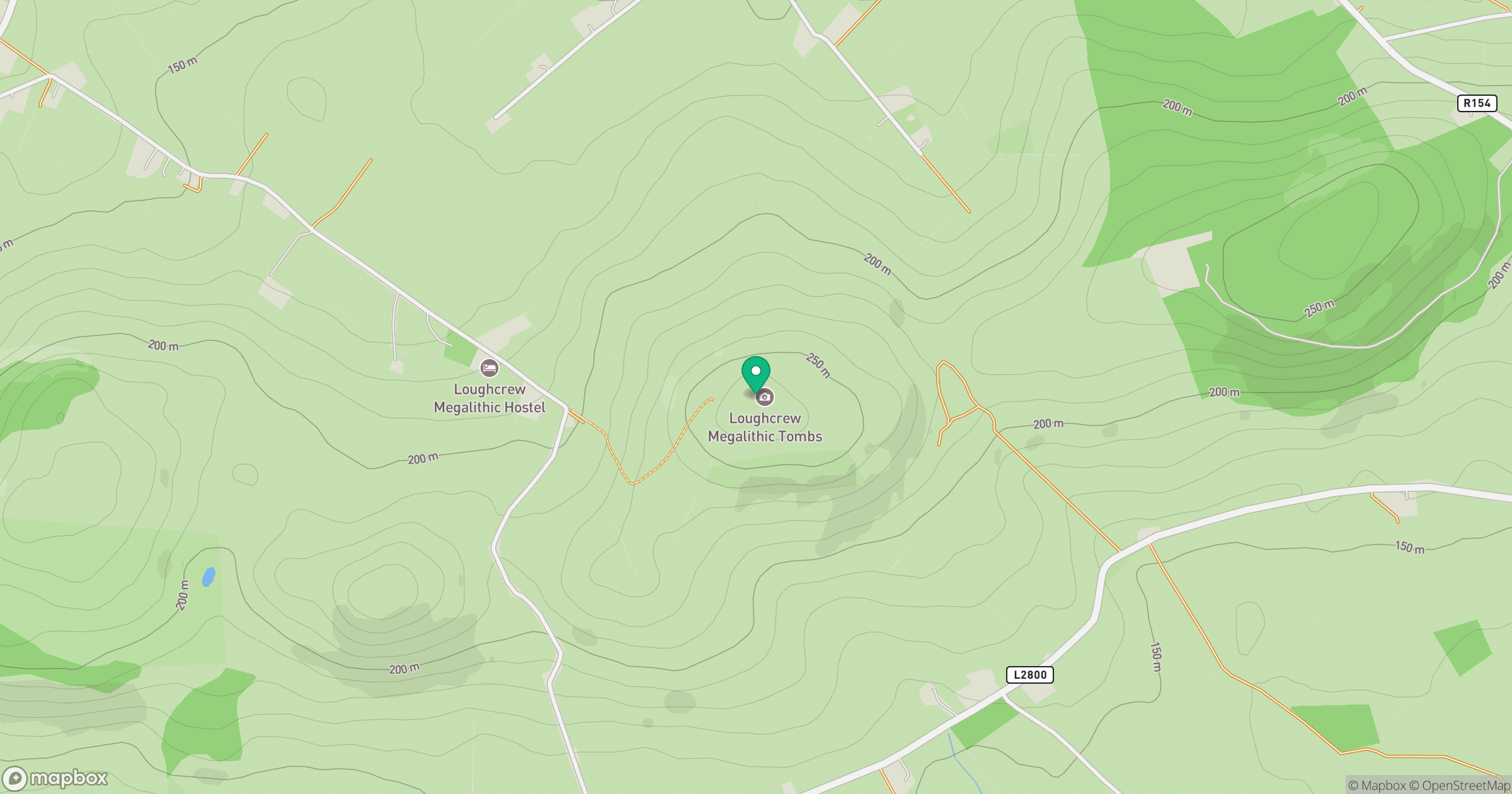 Slieve na Calliagh [Sliabh na Cailli] location map