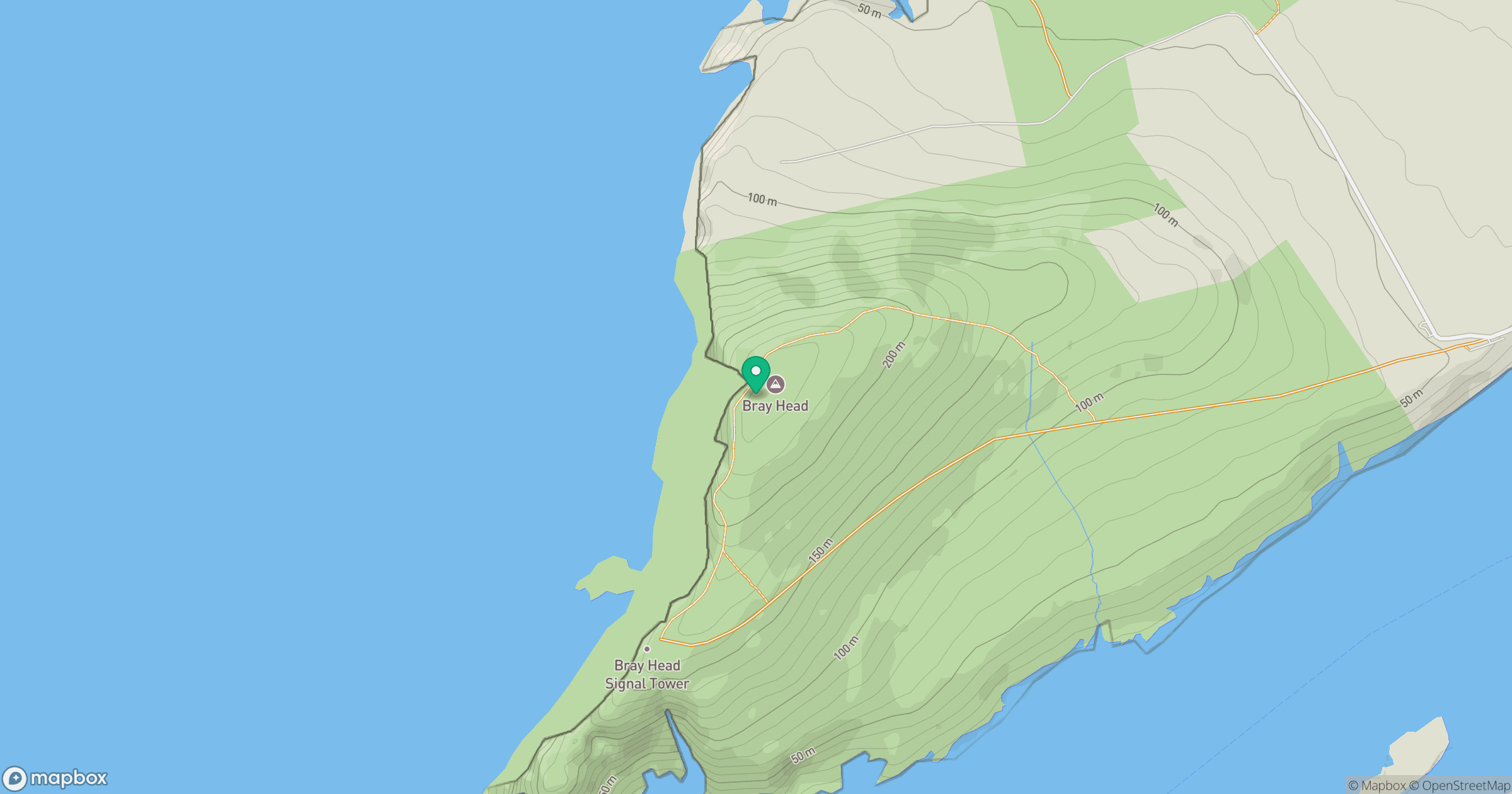 Bray Head [Foiltagarriff] [Ceann Bhreagha] location map