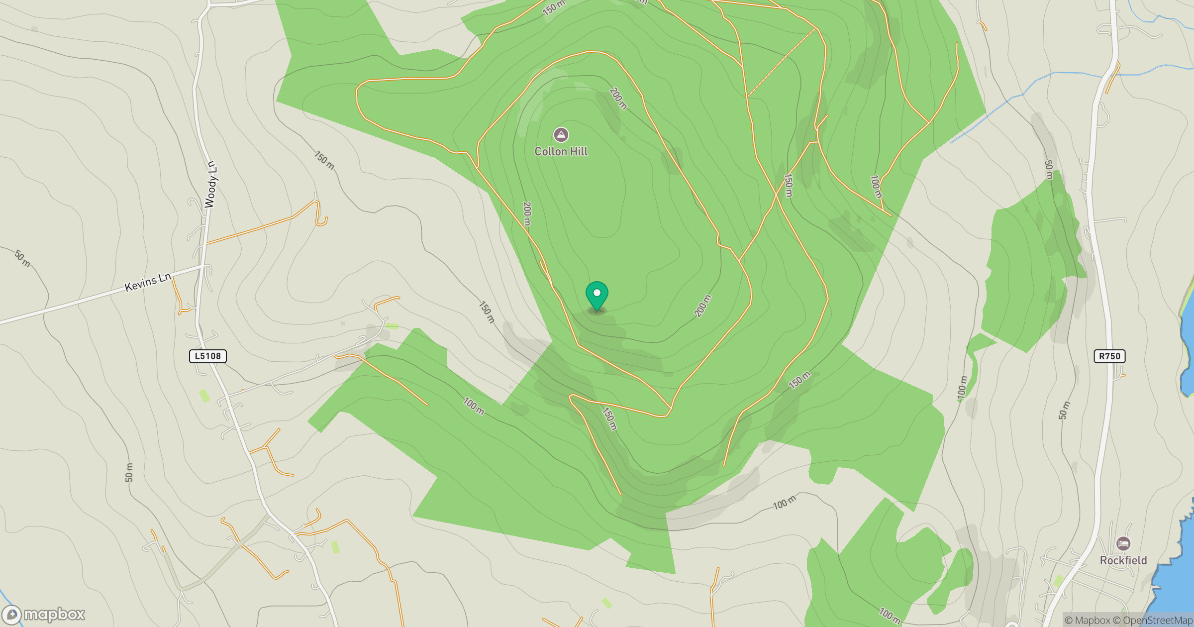Collon Hill [Castletimon Hill] location map
