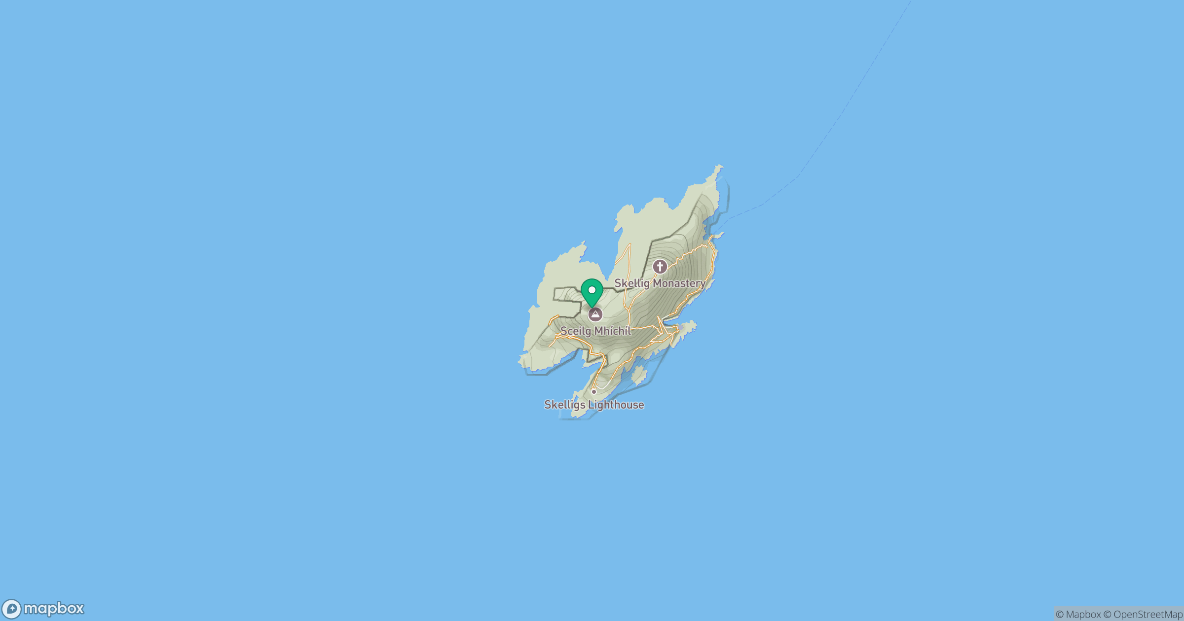 Sceilg Mhichil [Great Skellig] location map