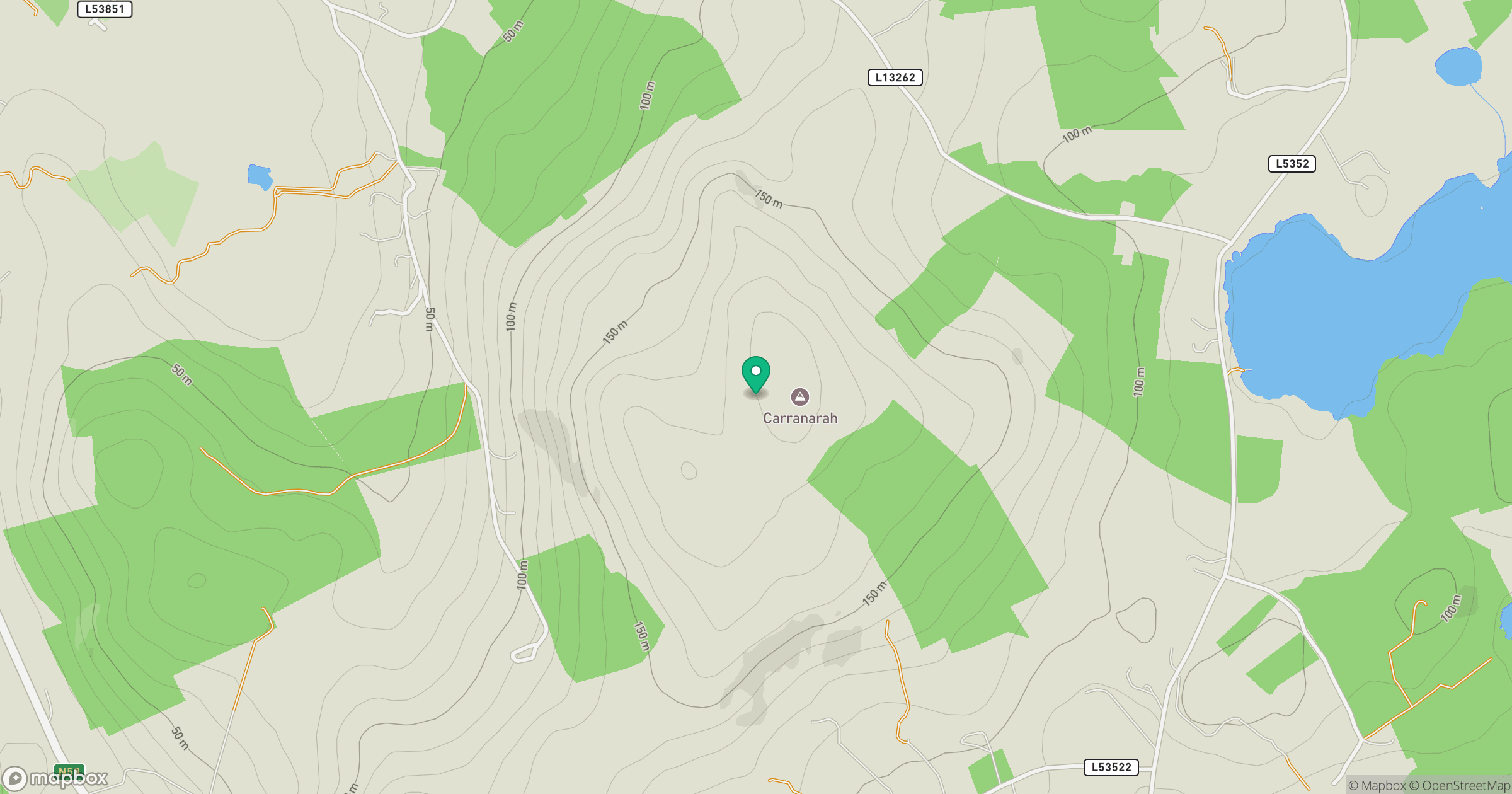 Carranarah location map