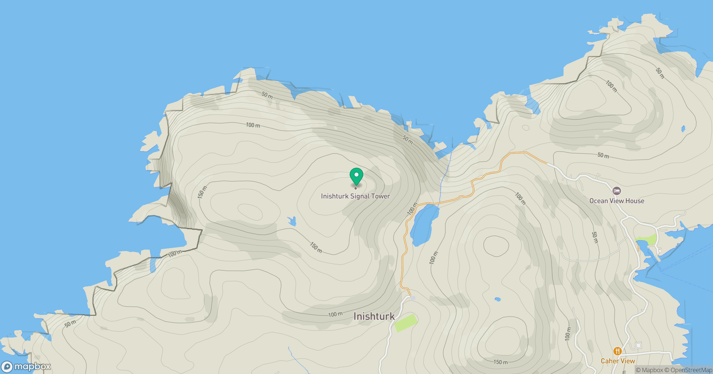 Inishturk [Mountain Common] [Inis Toirc] location map