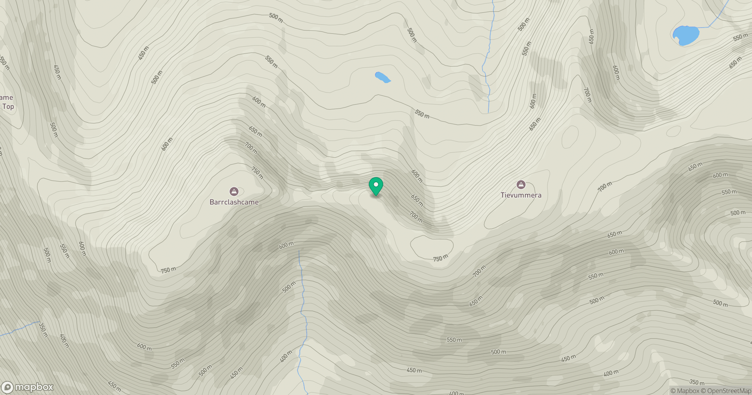 Tievummera [Sheeffry Hills] location map