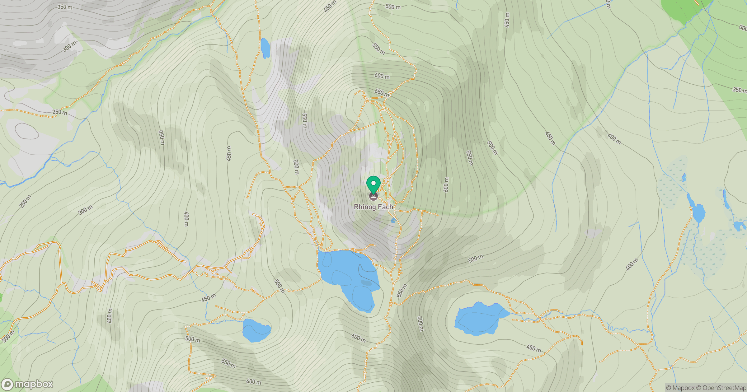Rhinog Fach location map