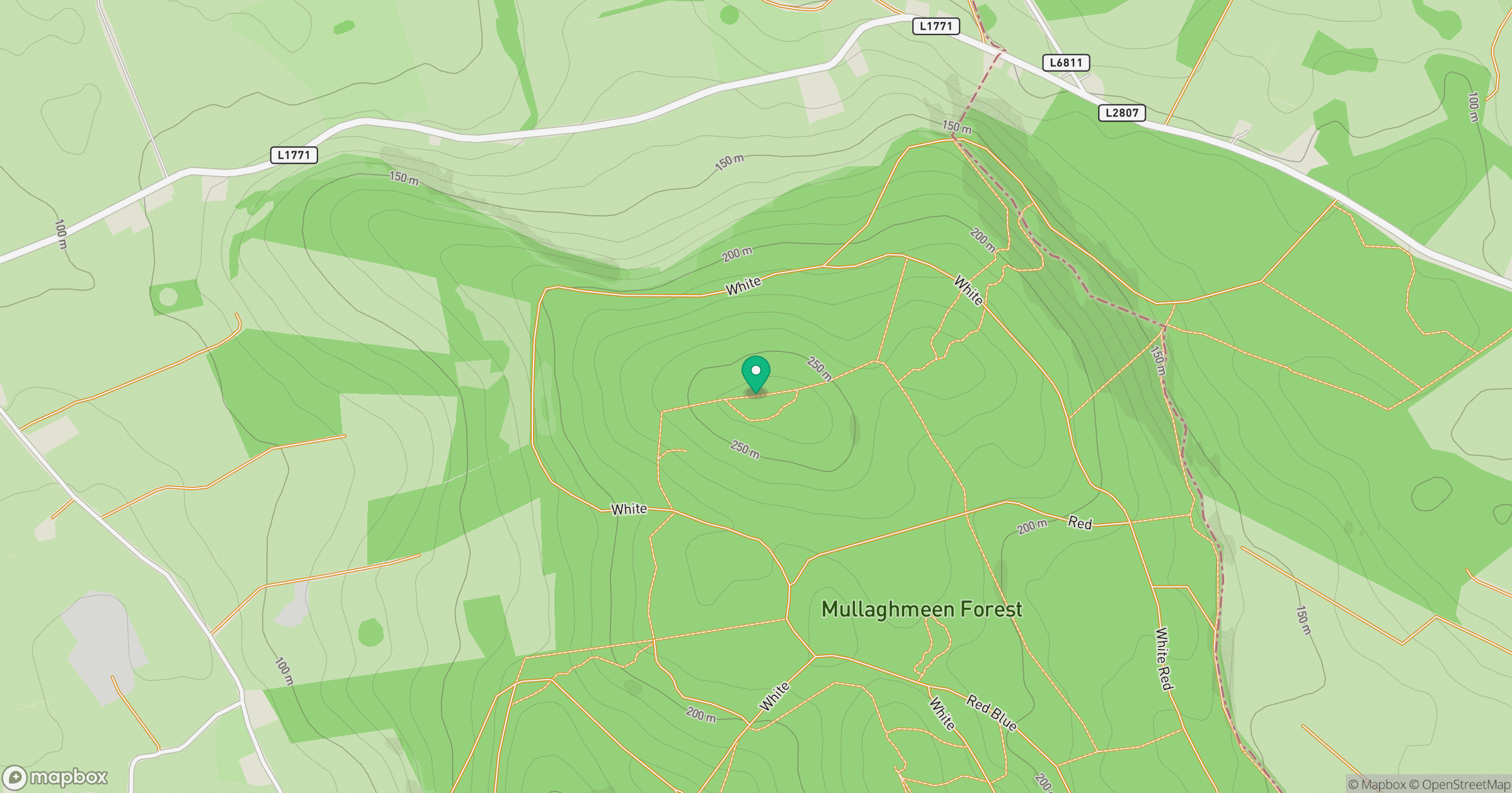 Mullaghmeen [Mullach Min] location map