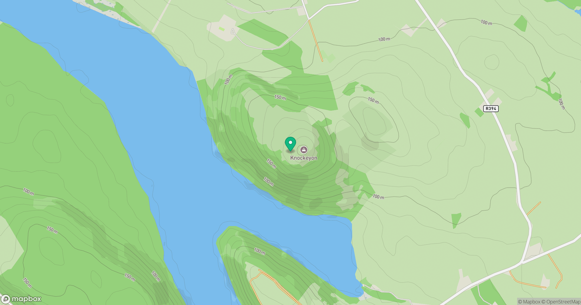 Knockeyon location map