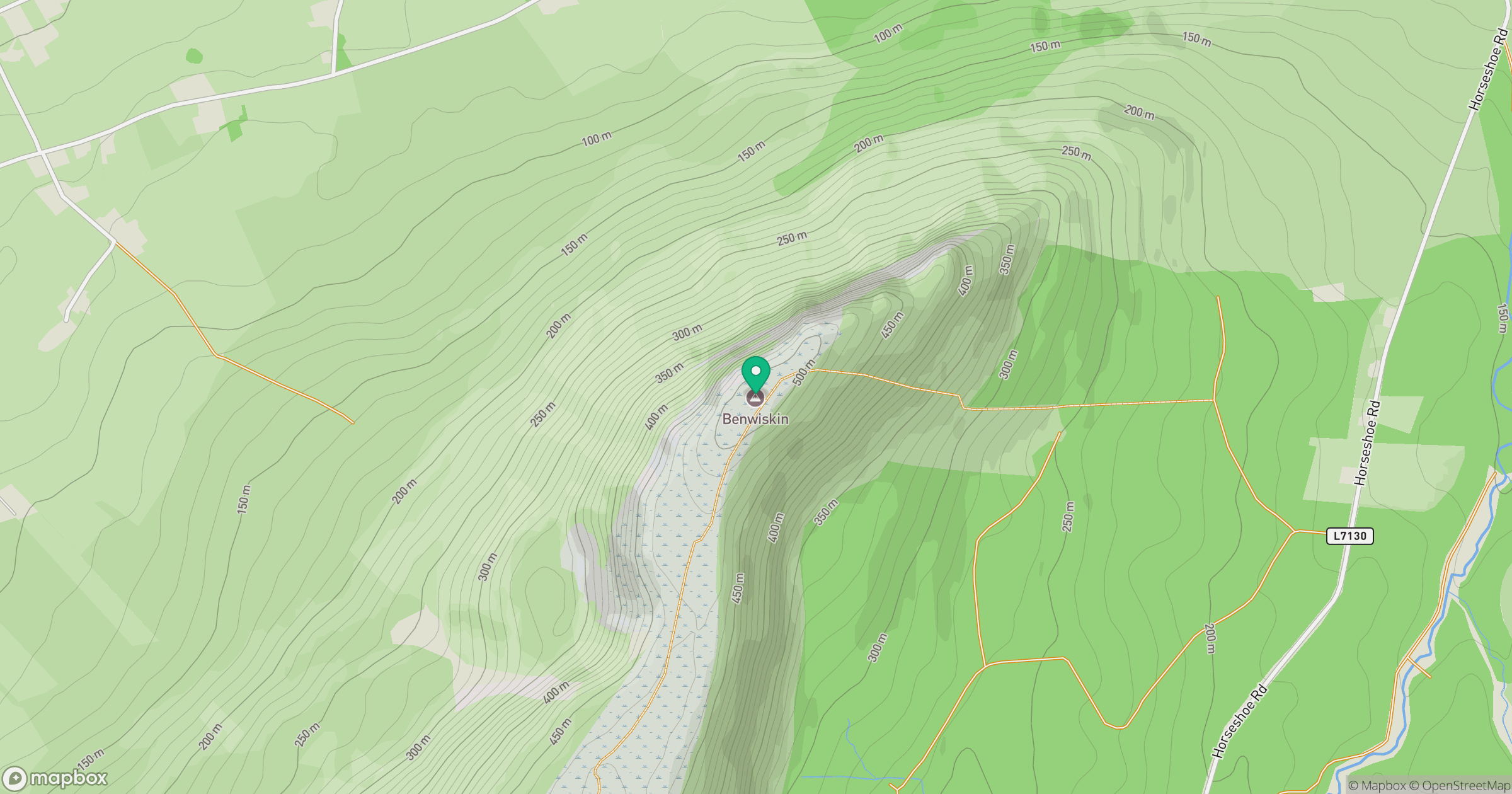 Benwiskin location map
