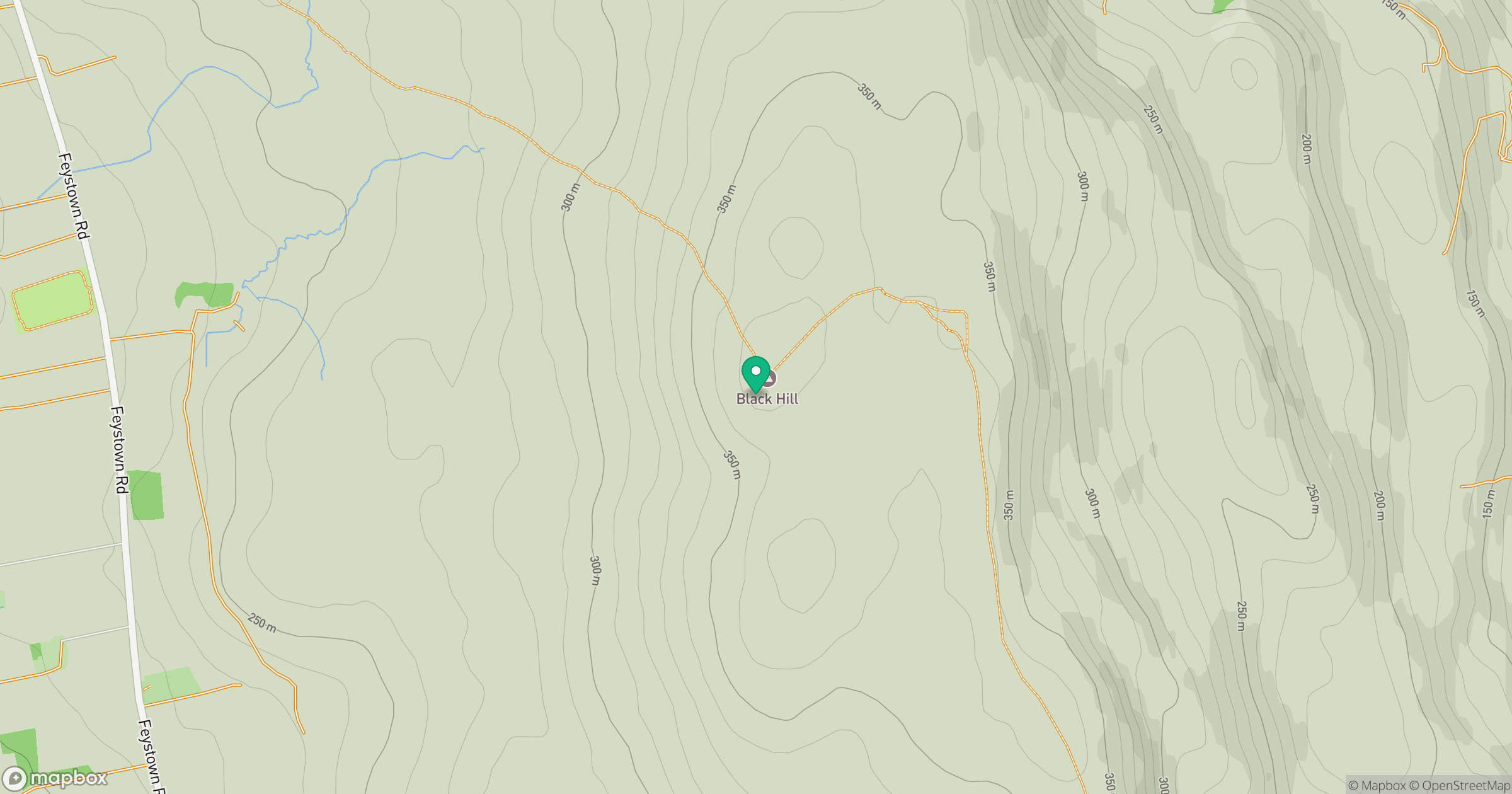 Black Hill location map