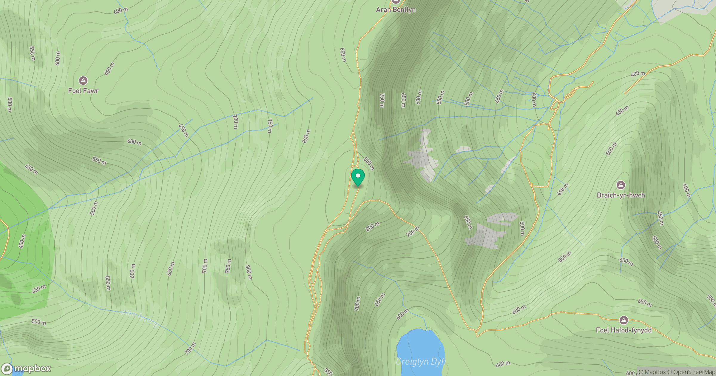 Erw y Ddafad-ddu location map