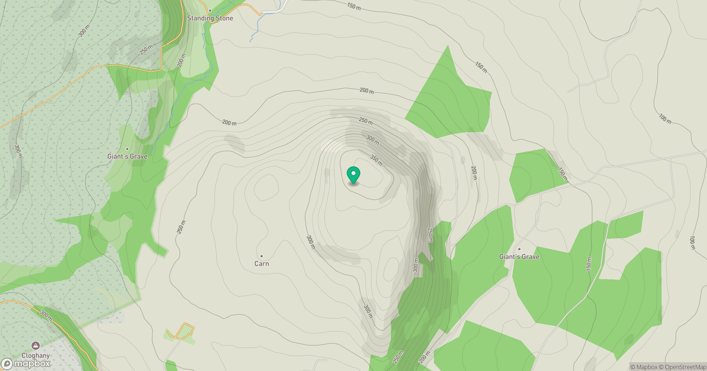 Benaughlin location map