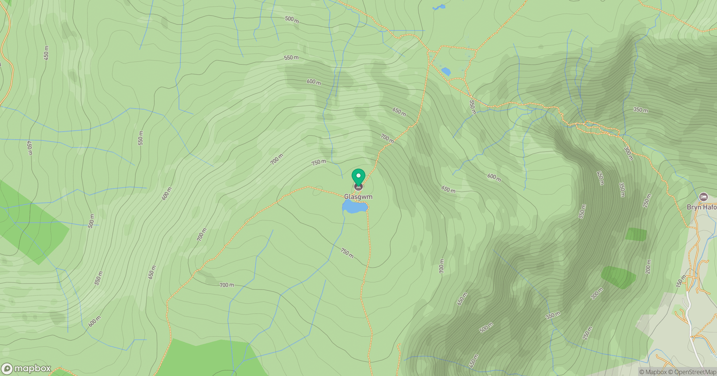 Glasgwm location map