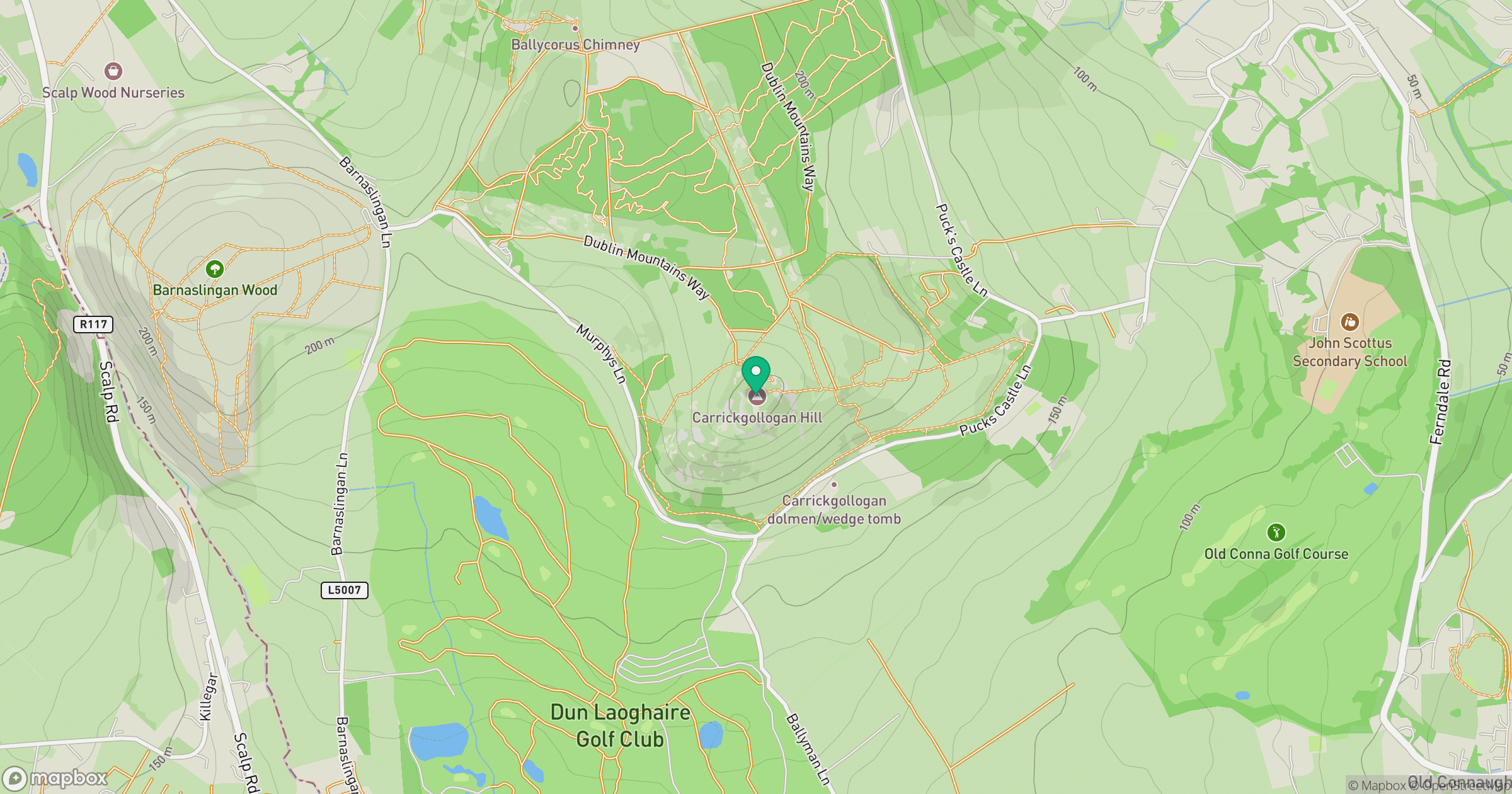 Carrickgollogan location map