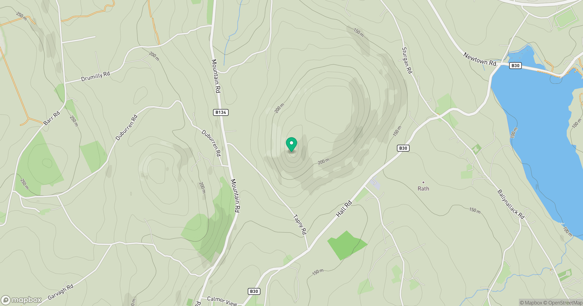 Sugarloaf Hill location map