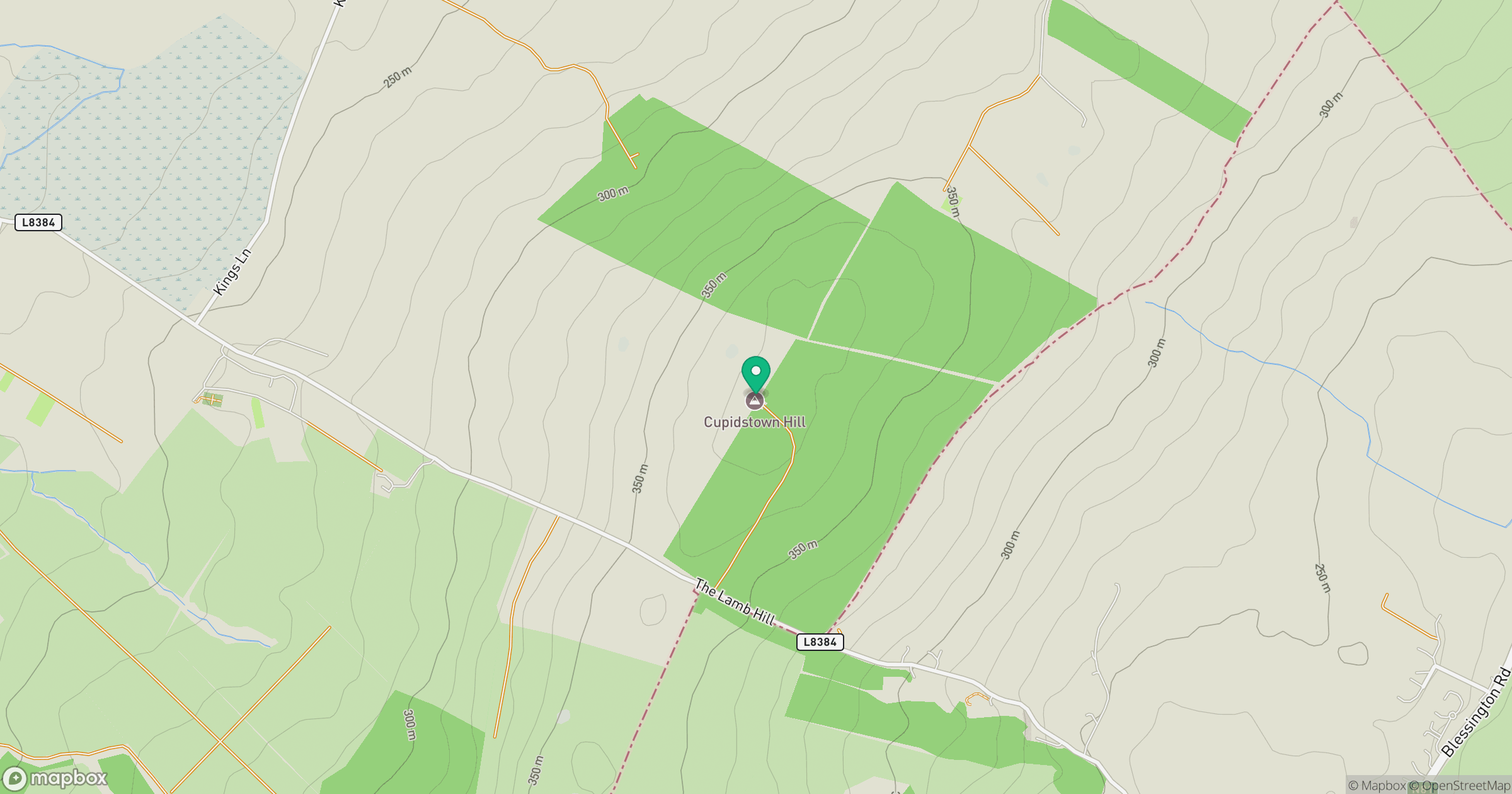 Cupidstown Hill location map