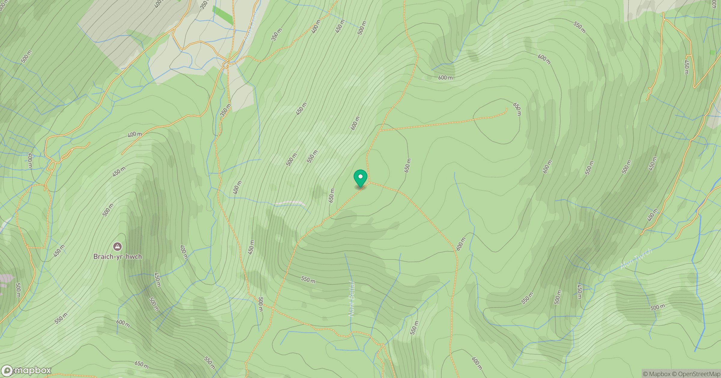 Esgeiriau Gwynion [Foel Rhudd] location map