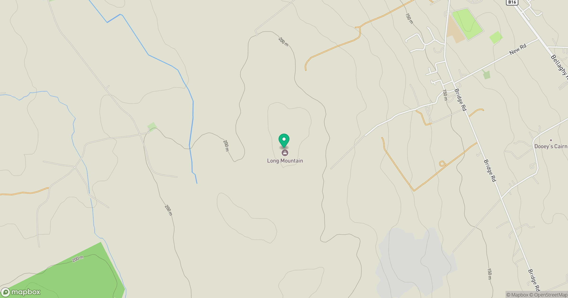 Long Mountain location map