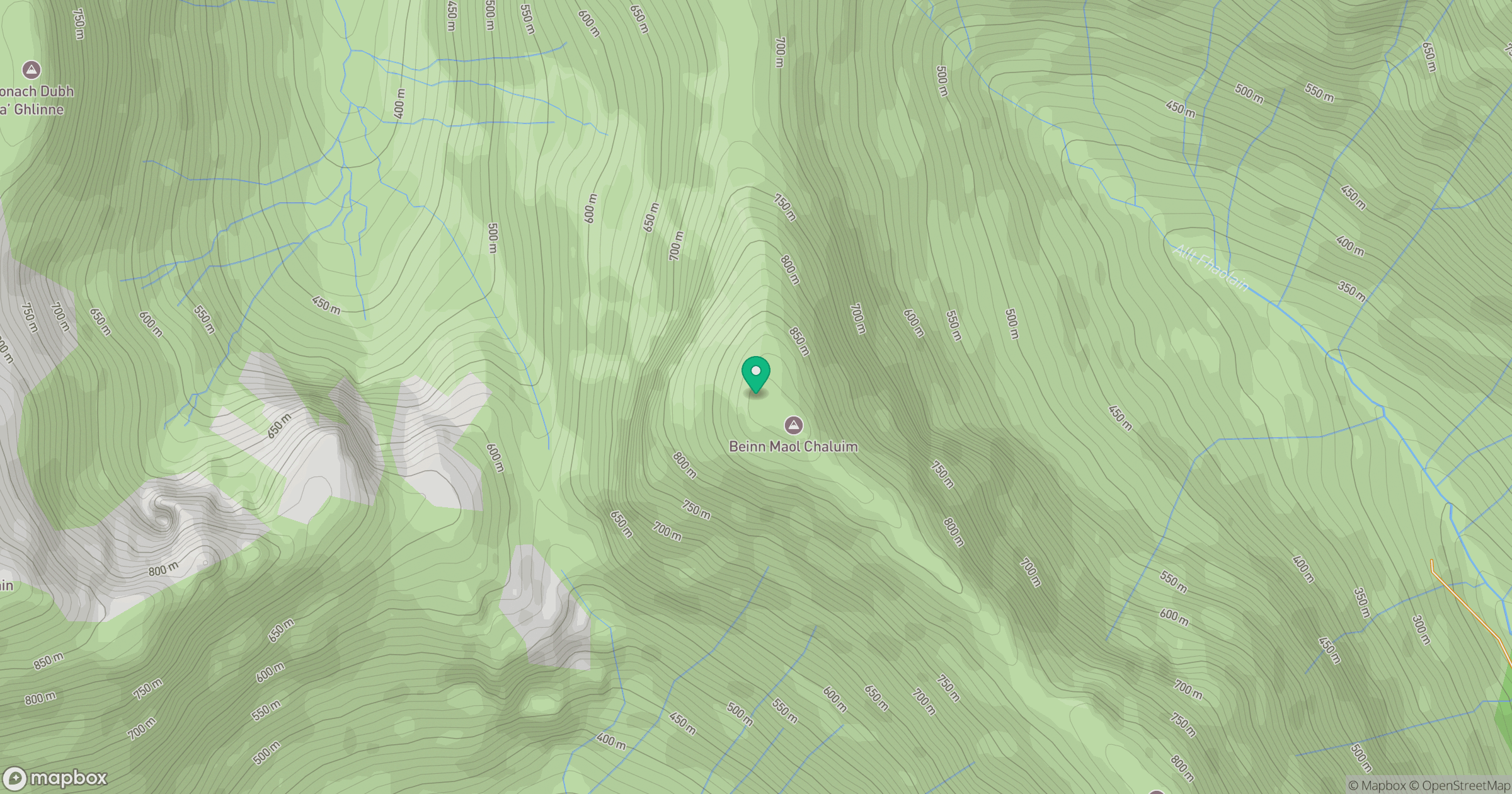 Beinn Maol Chaluim location map