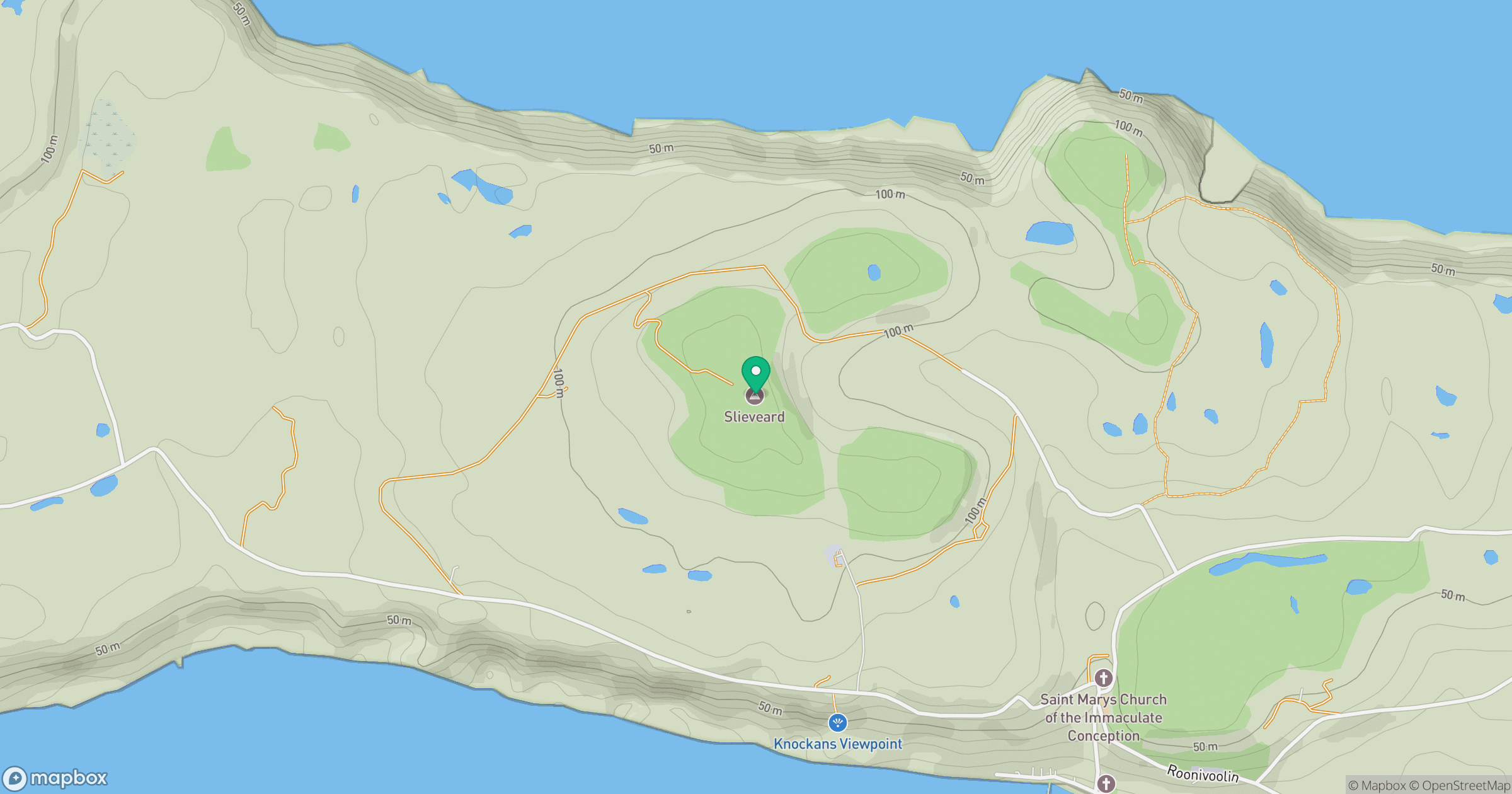Kilpatrick (Rathlin Island) location map
