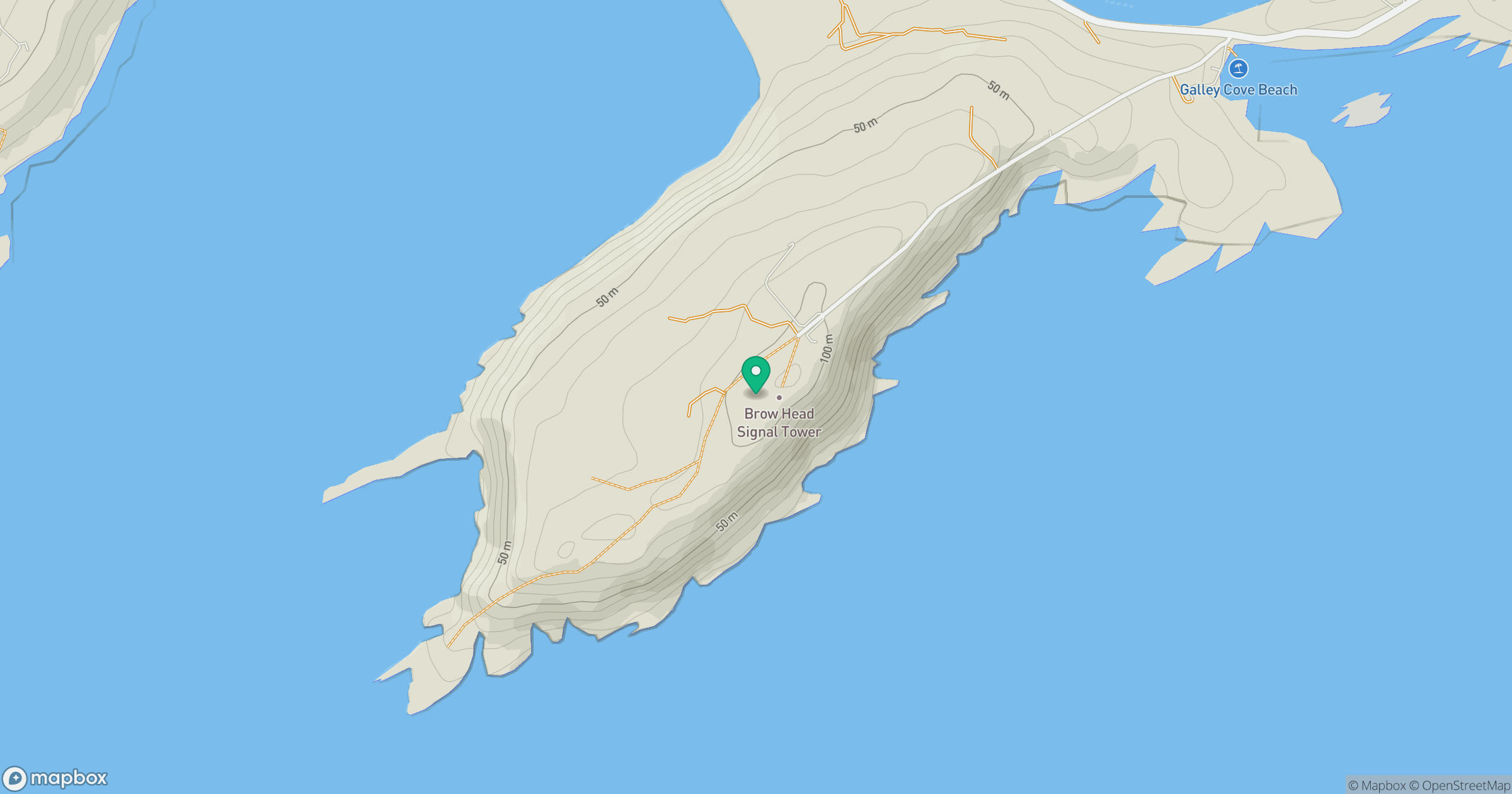 Brow Head location map