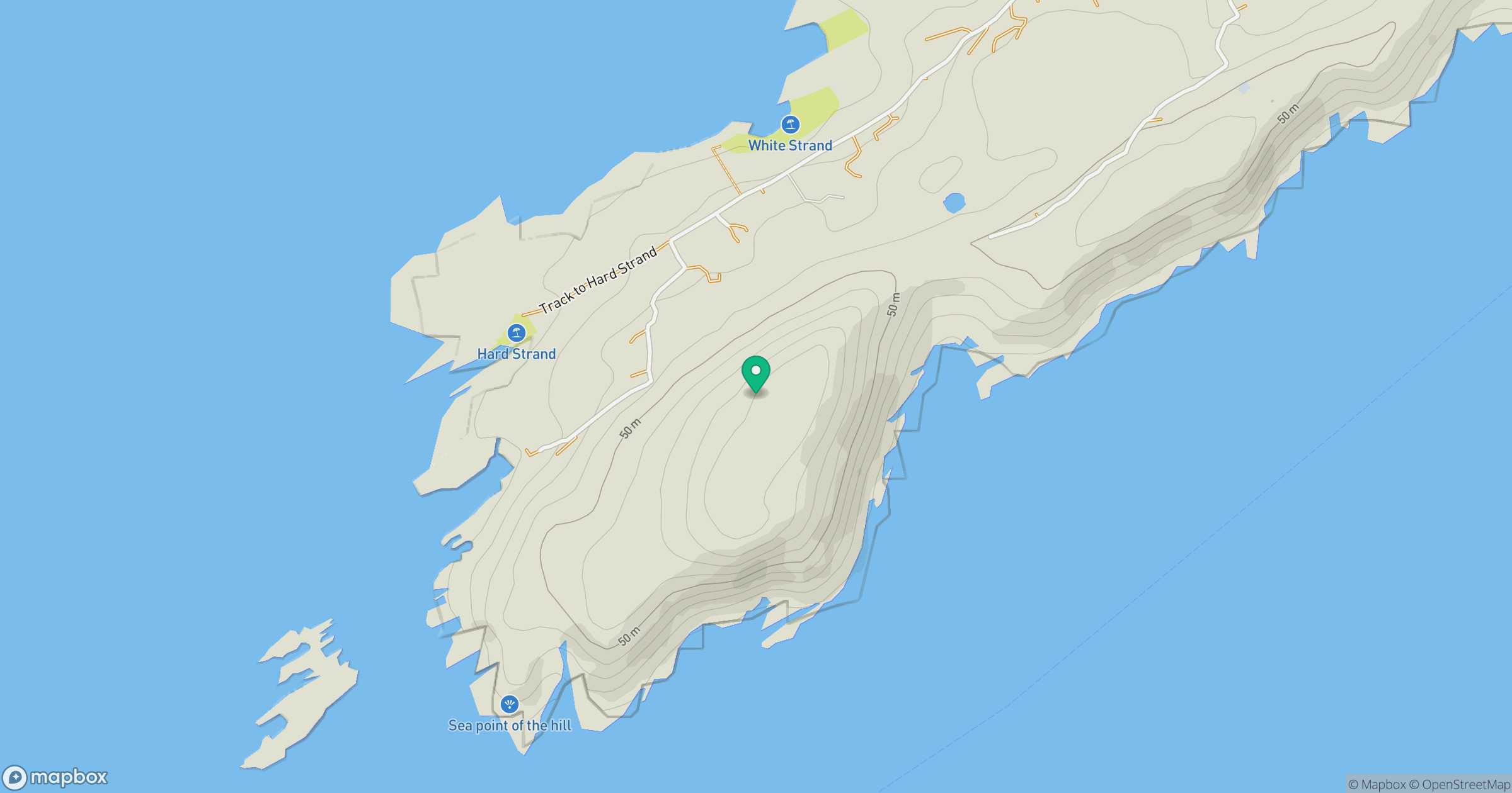 Slievemore (Sherkin Island) location map