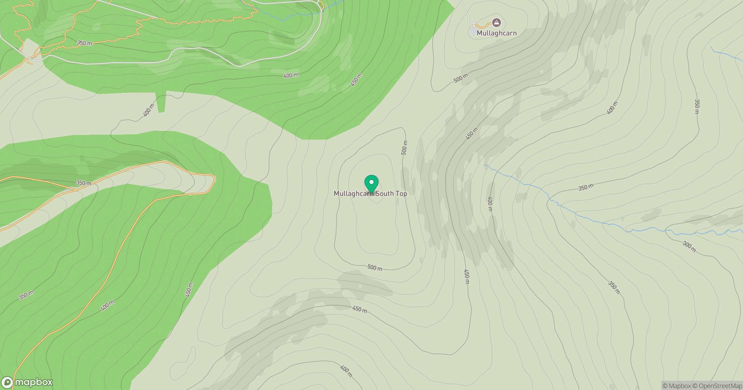Mullaghcarn South Top [Crocknakeeferty] location map