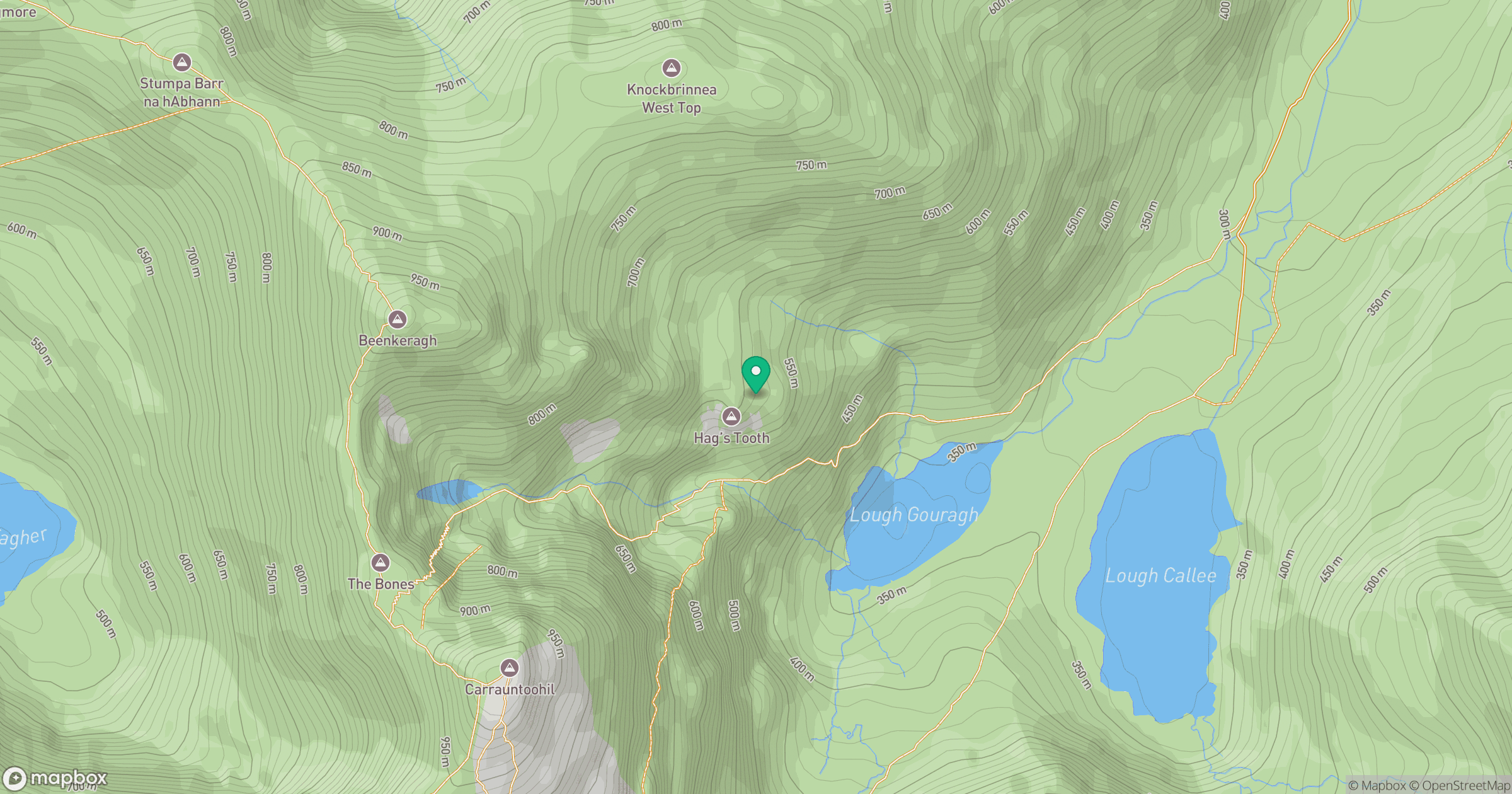 Hag's Tooth location map