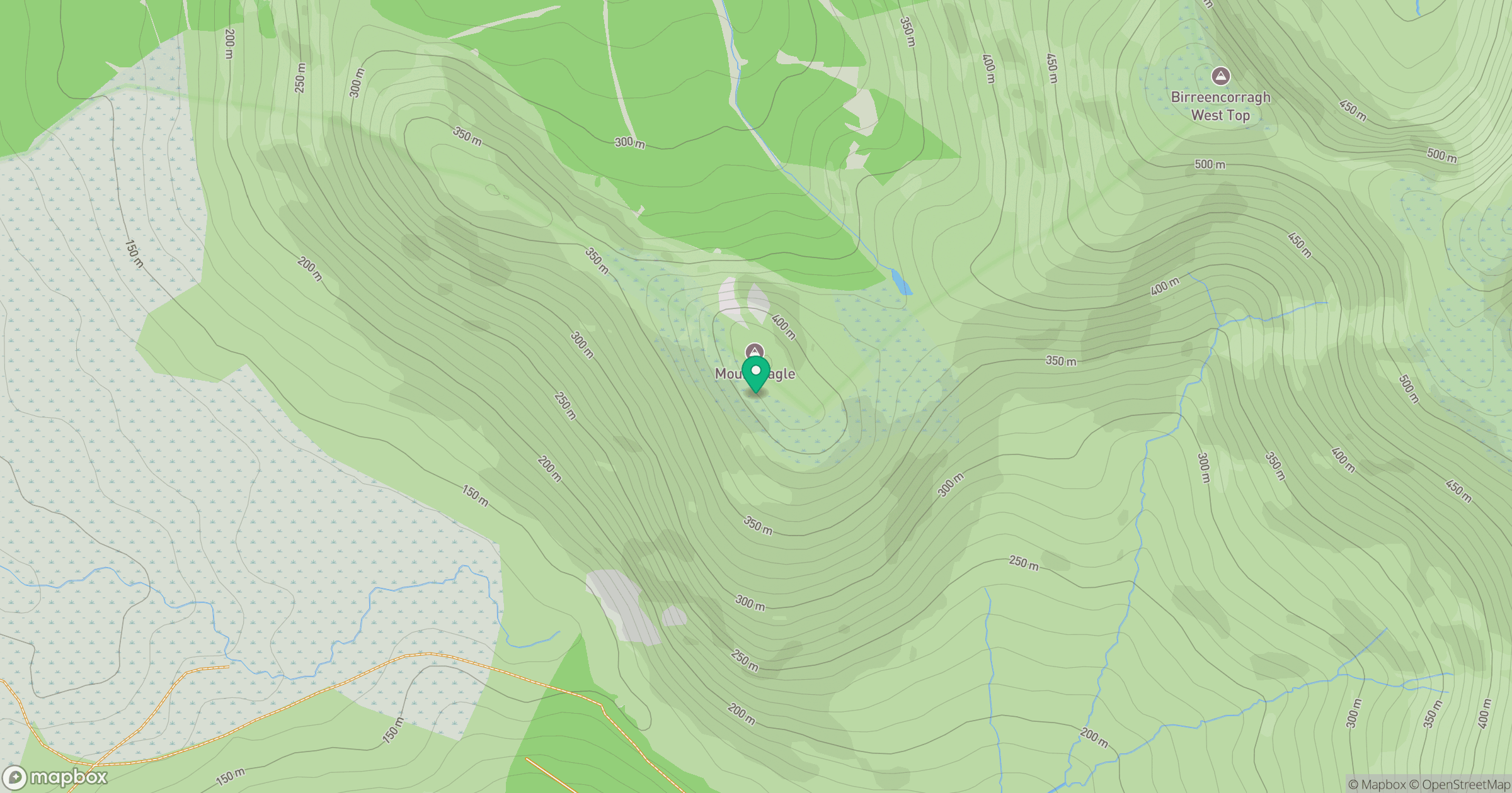 Mount Eagle location map