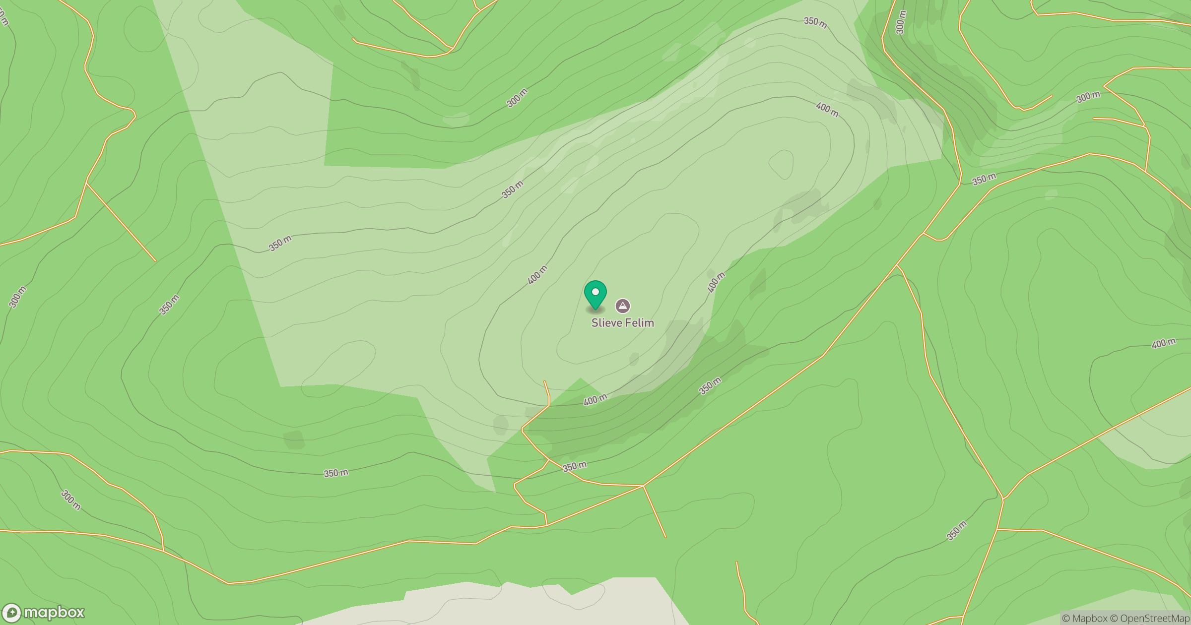 Slieve Felim [Sliabh Eibhlinne] location map