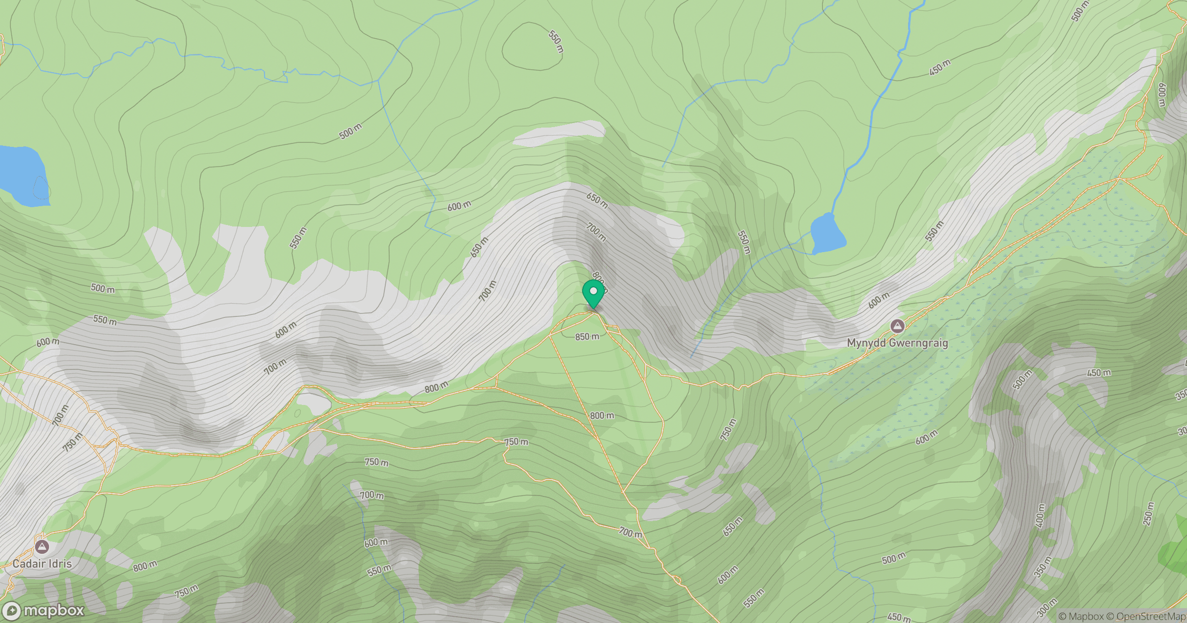Mynydd Moel location map
