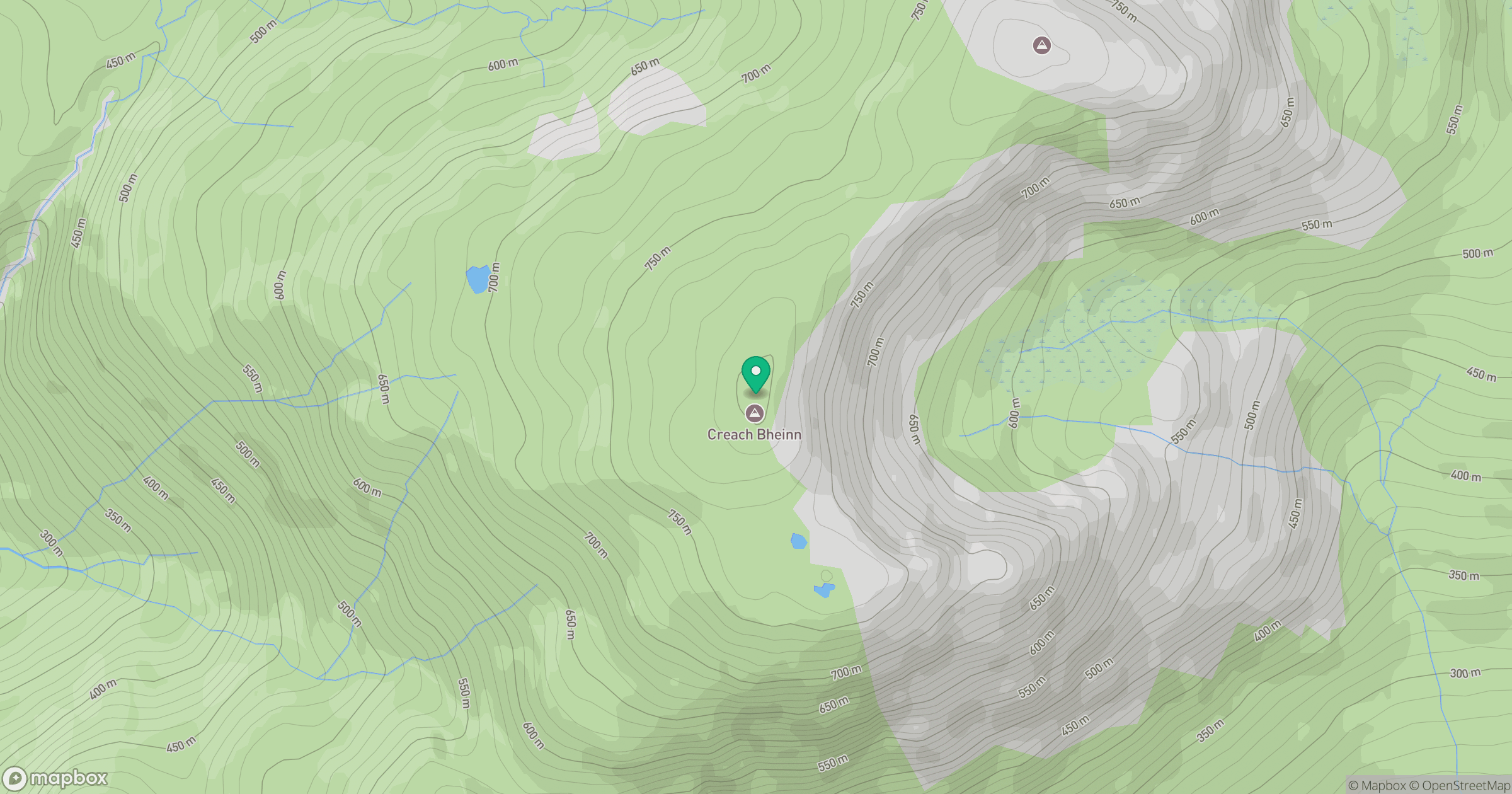 Creach Bheinn location map