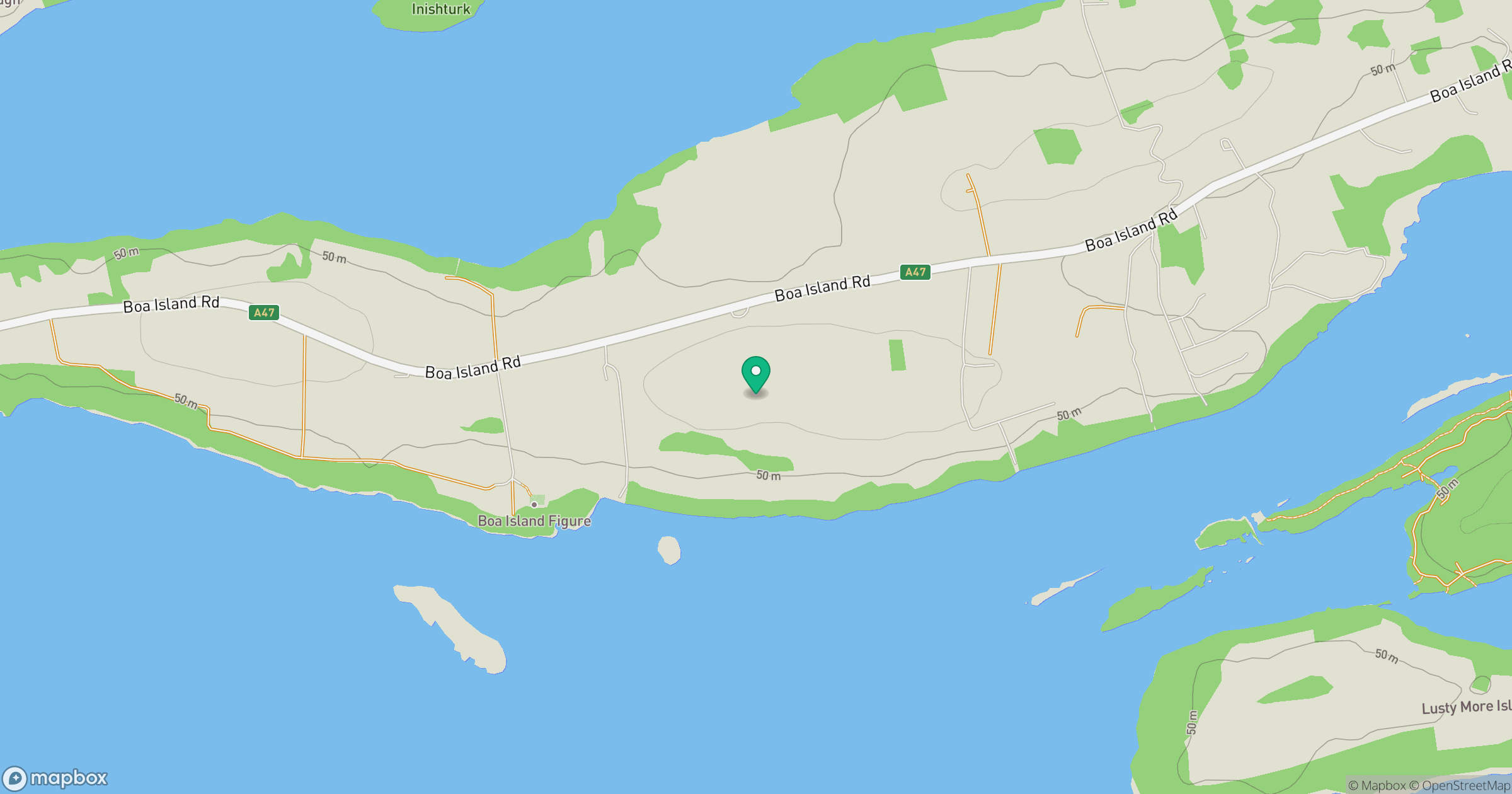 Boa Island location map