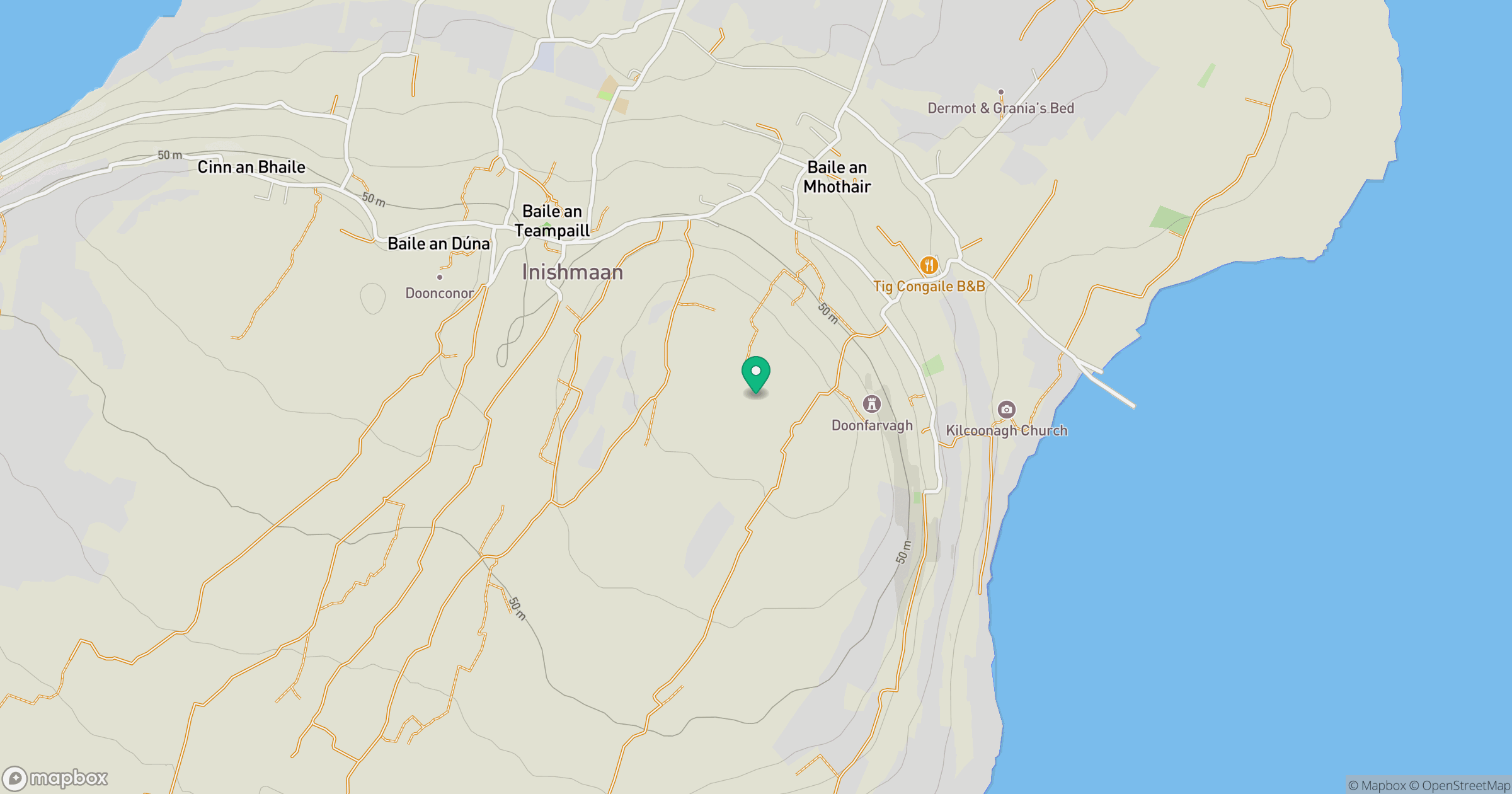 Inishmaan location map