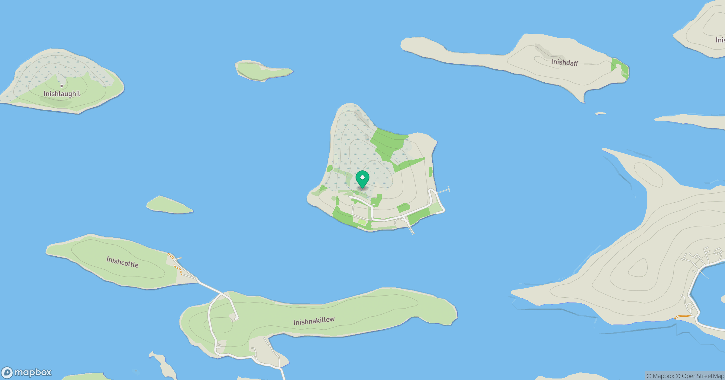 Inishturk location map