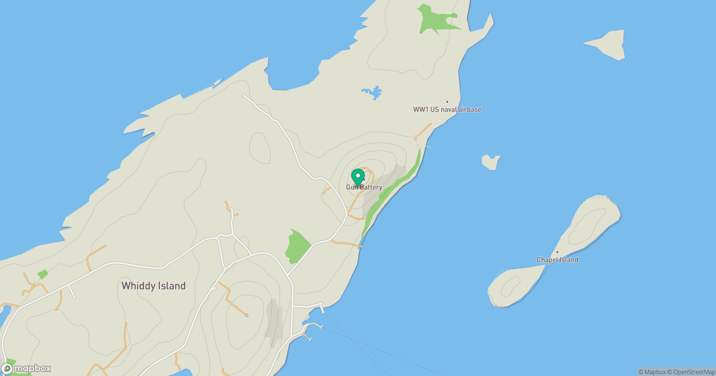 Whiddy Island location map