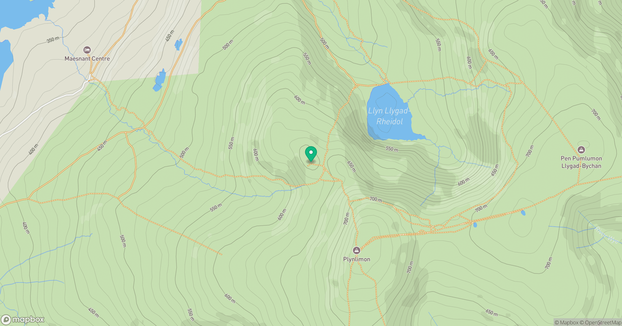 Pumlumon Fach location map