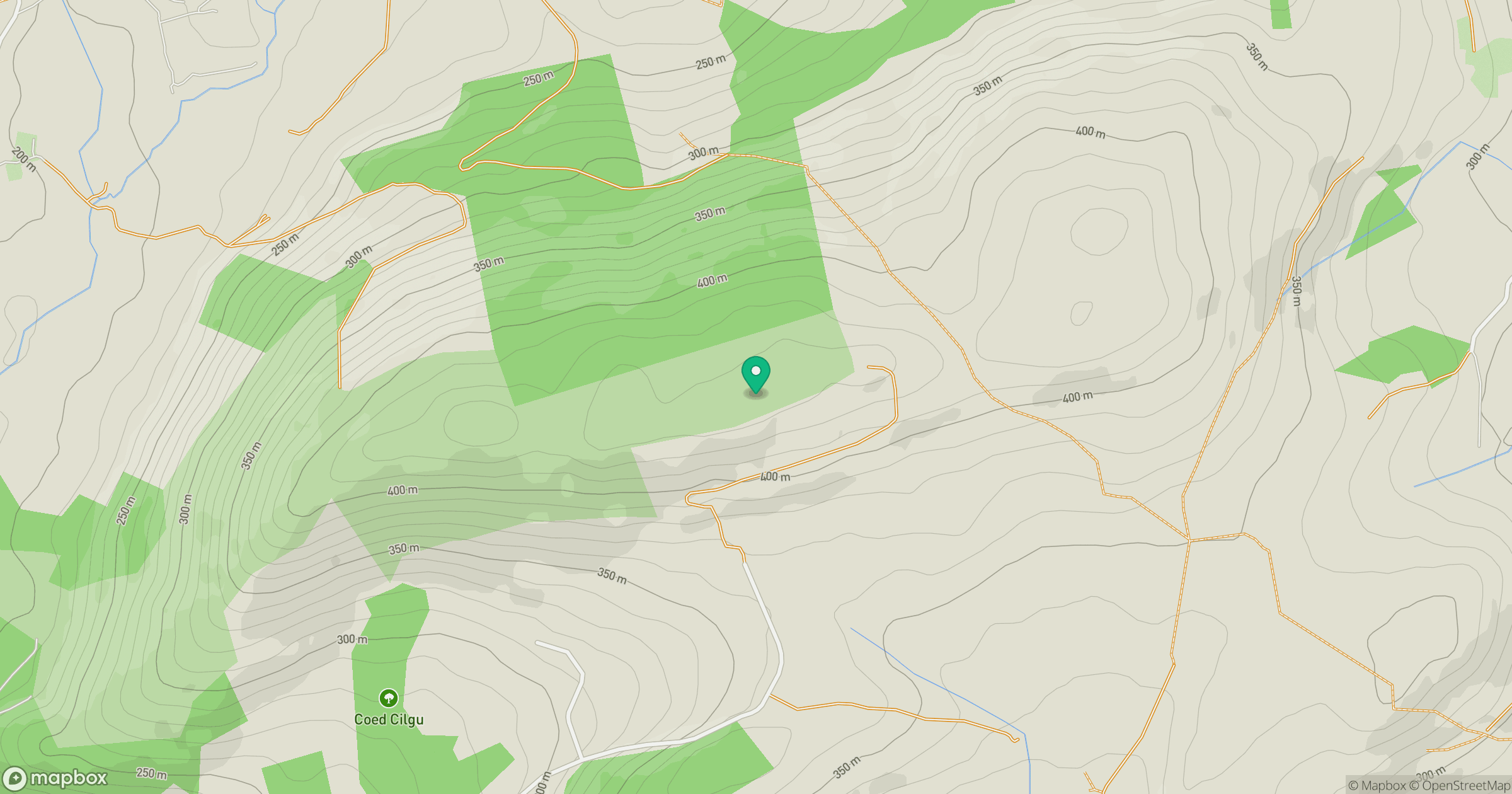 Rhiw Gwraidd location map