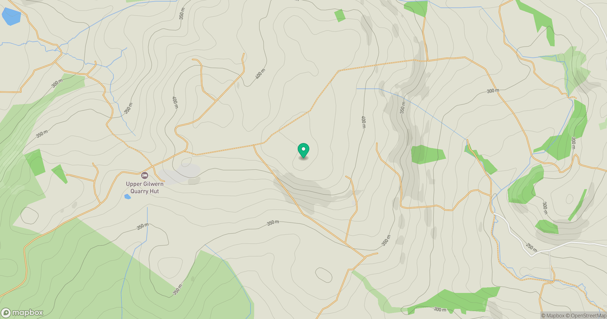 Gilwern Hill location map