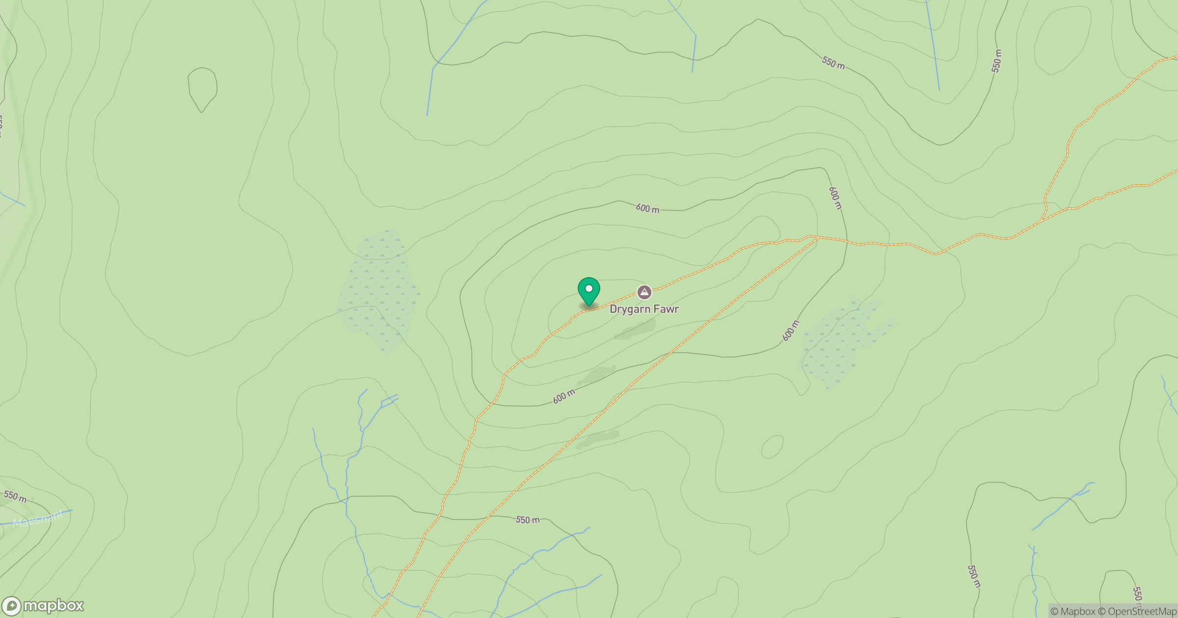 Drygarn Fawr location map