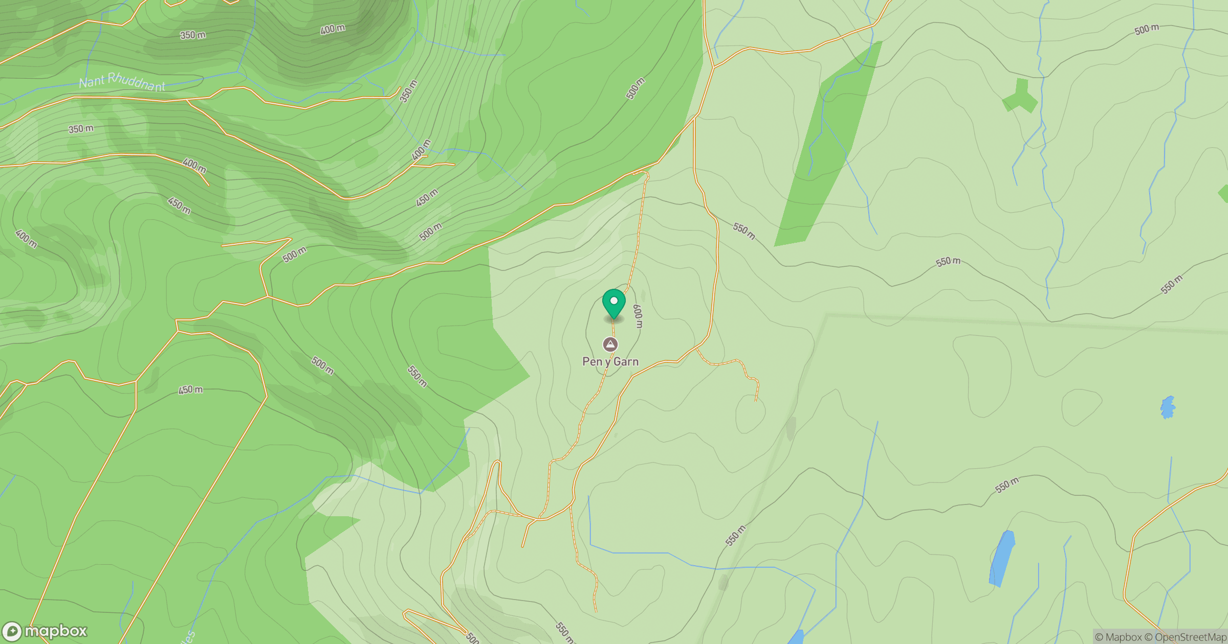 Pen y Garn location map